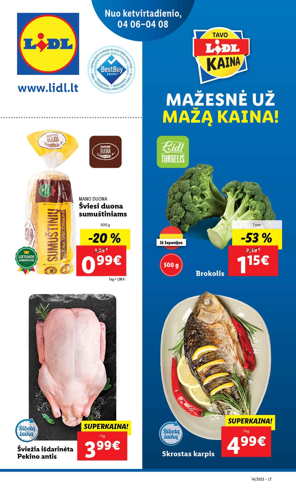 Naujausias LIDL kaininis katalogas 2023.04.03 - 2023.04.09