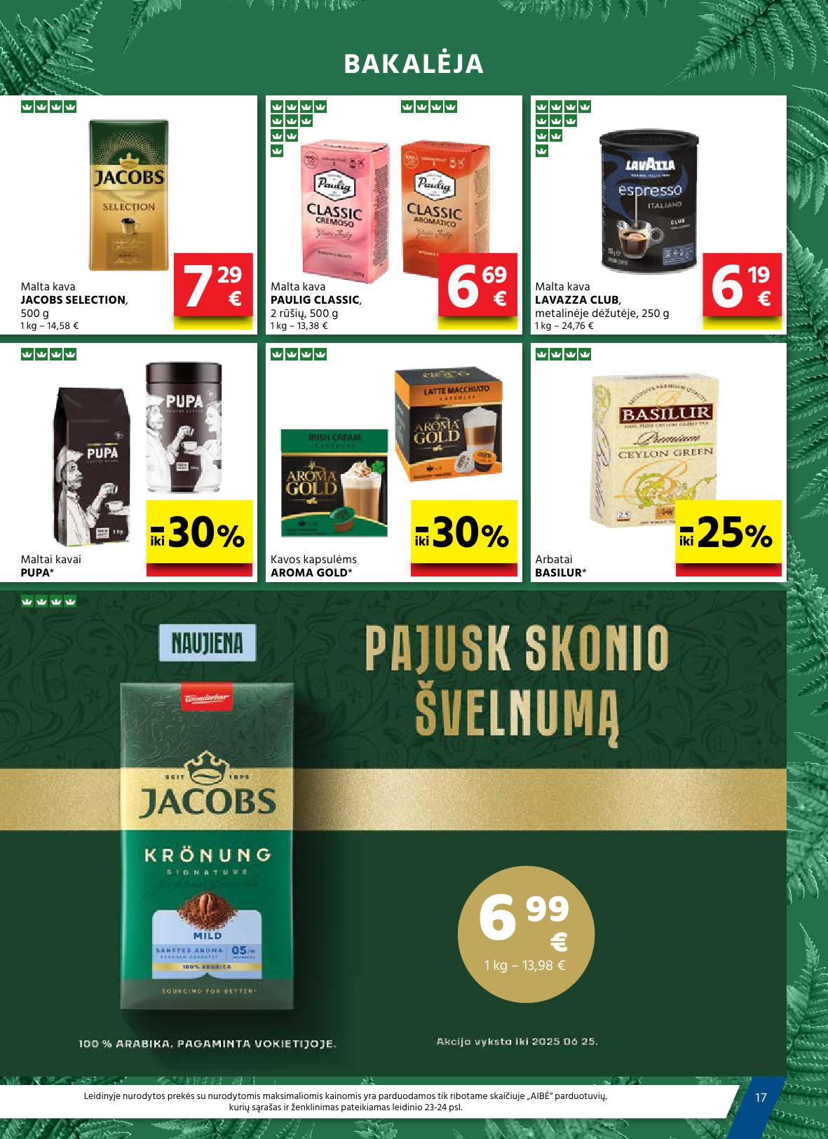 AIBĖ akcijų ir nuolaidų leidinys Nr.11 2025.06.05 - 2025.06.24