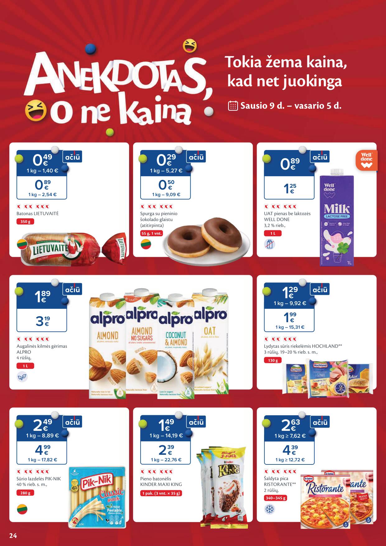 Naujausias MAXIMA kaininis katalogas 2024.01.23 - 2024.01.29