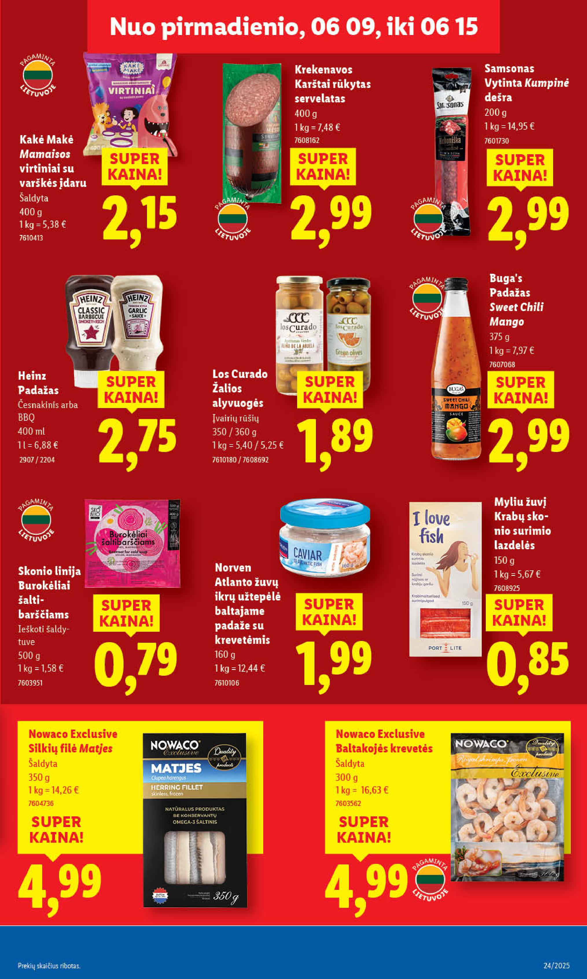 Naujausias LIDL kaininis katalogas 2025.06.09 - 2025.06.15