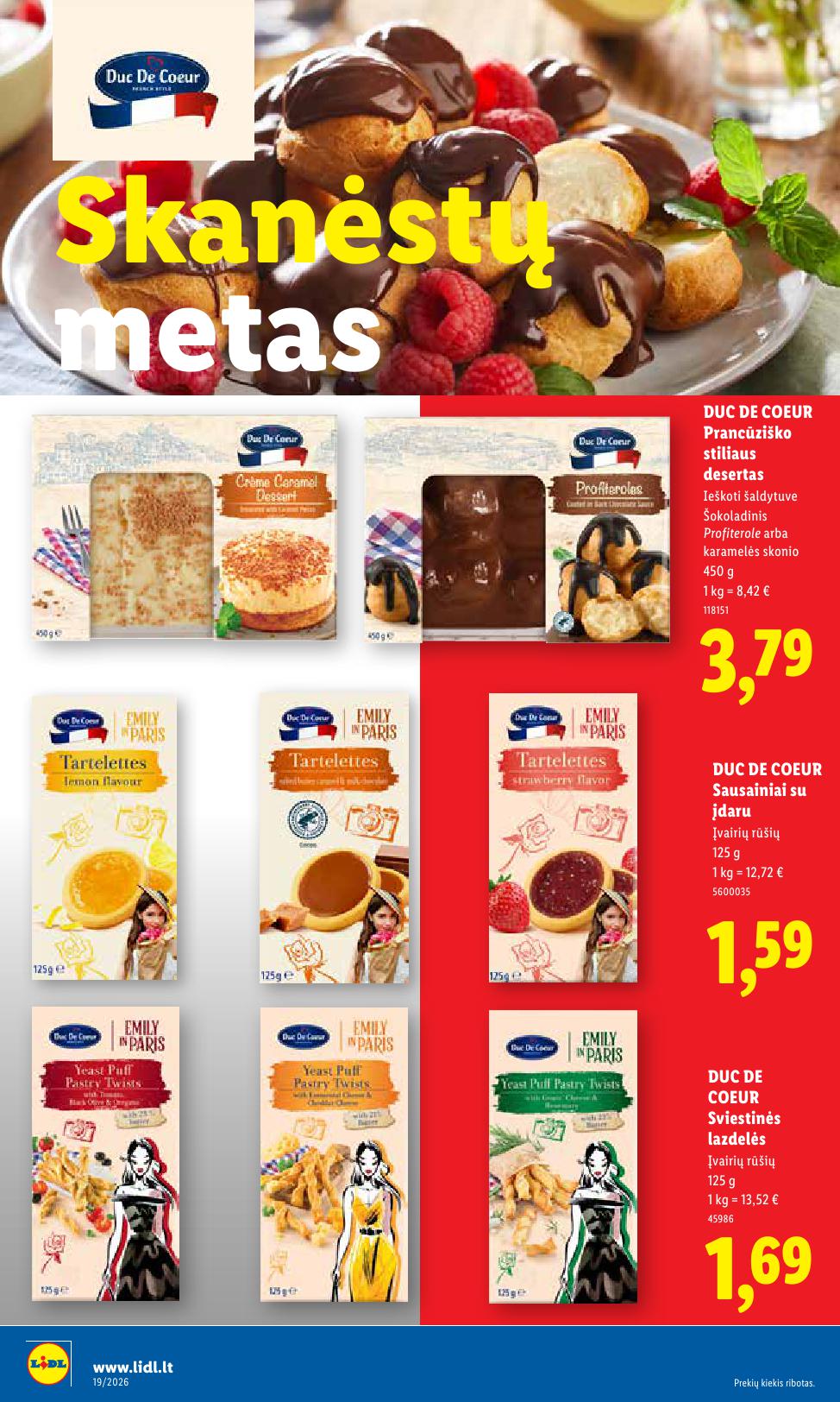 Naujausias LIDL kaininis katalogas 2026.05.04 - 2026.05.10