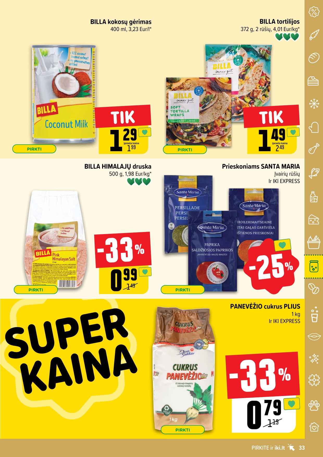 Naujausias IKI kaininis katalogas 2025.01.06 - 2025.01.12