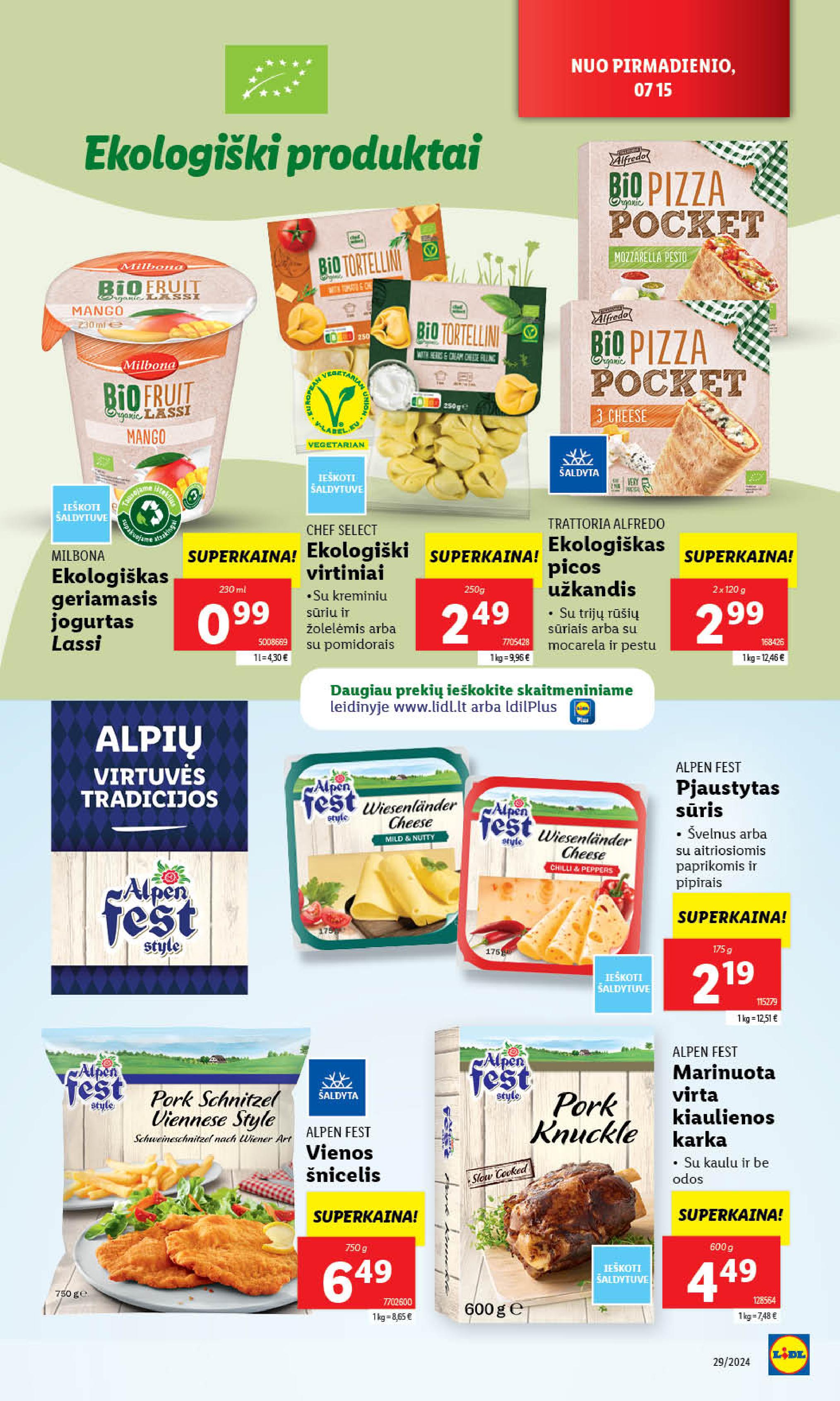 Naujausias LIDL kaininis katalogas 2024.07.15 - 2024.07.21