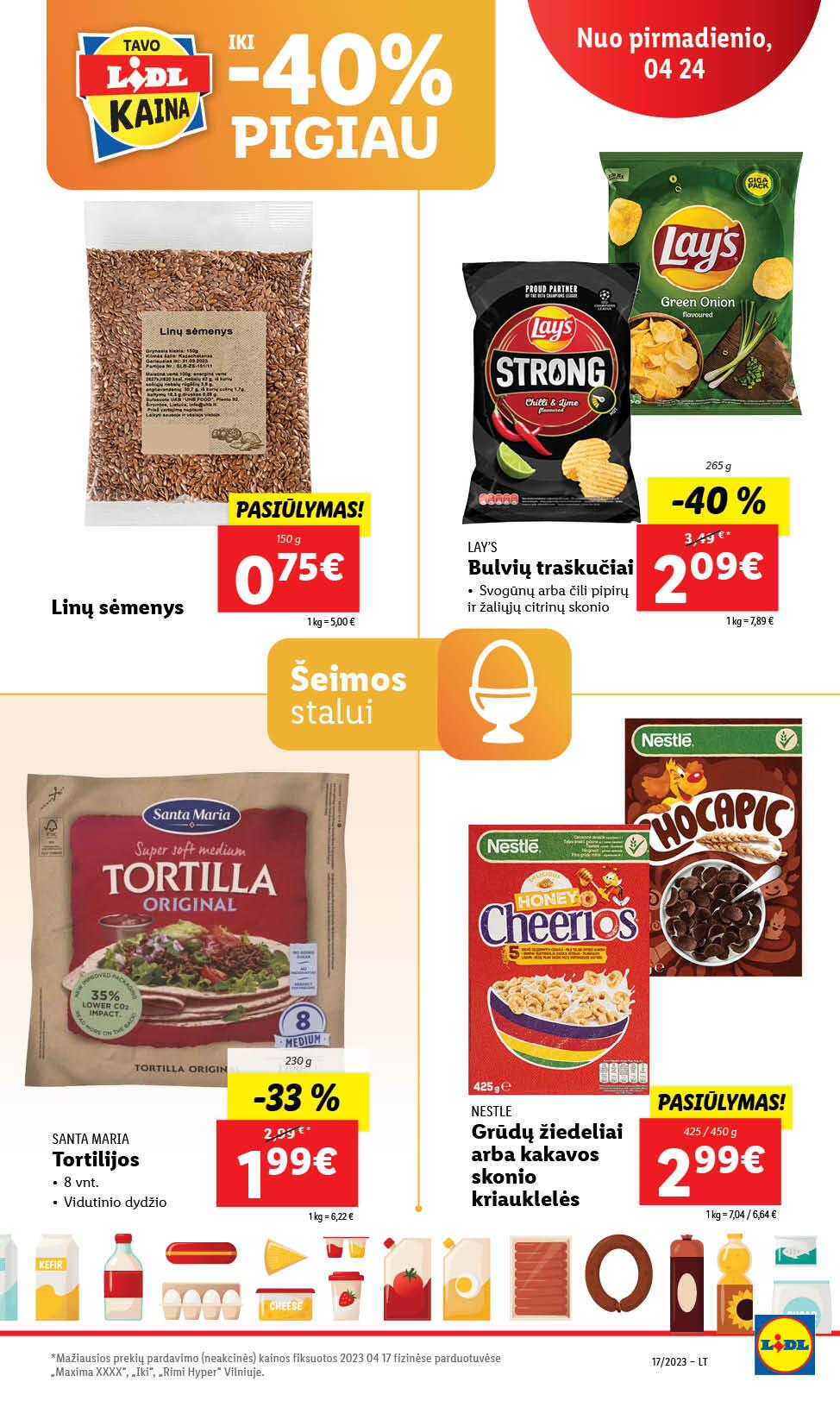 Naujausias LIDL kaininis katalogas 2023.04.24 - 2023.04.30