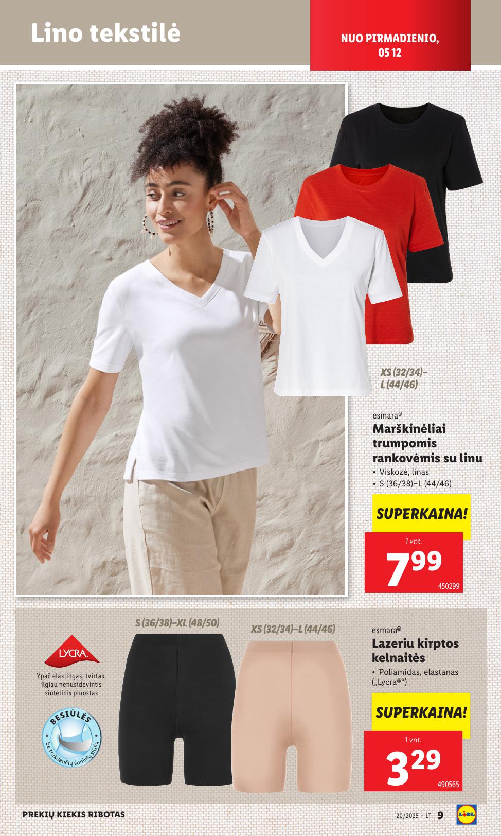 LIDL ne maisto prekių leidinys 2025.05.12 - 2025.05.18