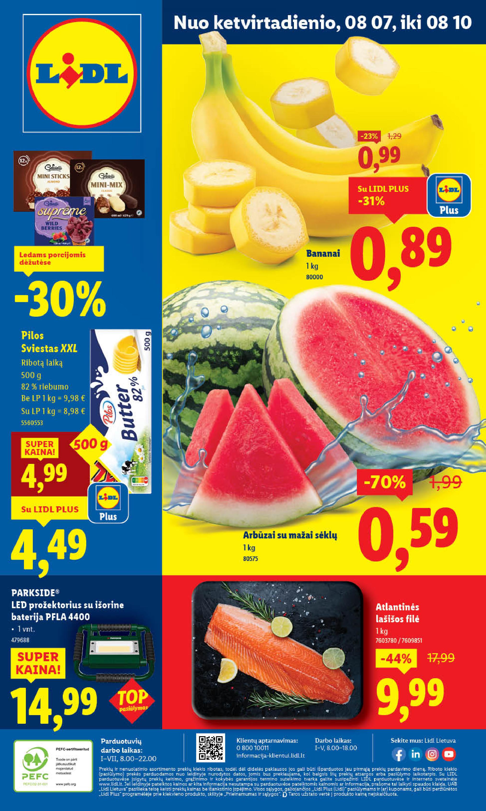Naujausias LIDL kaininis katalogas 2025.08.04 - 2025.08.10