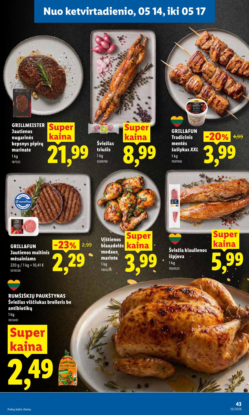 Naujausias LIDL kaininis katalogas 2026.05.11 - 2026.05.17