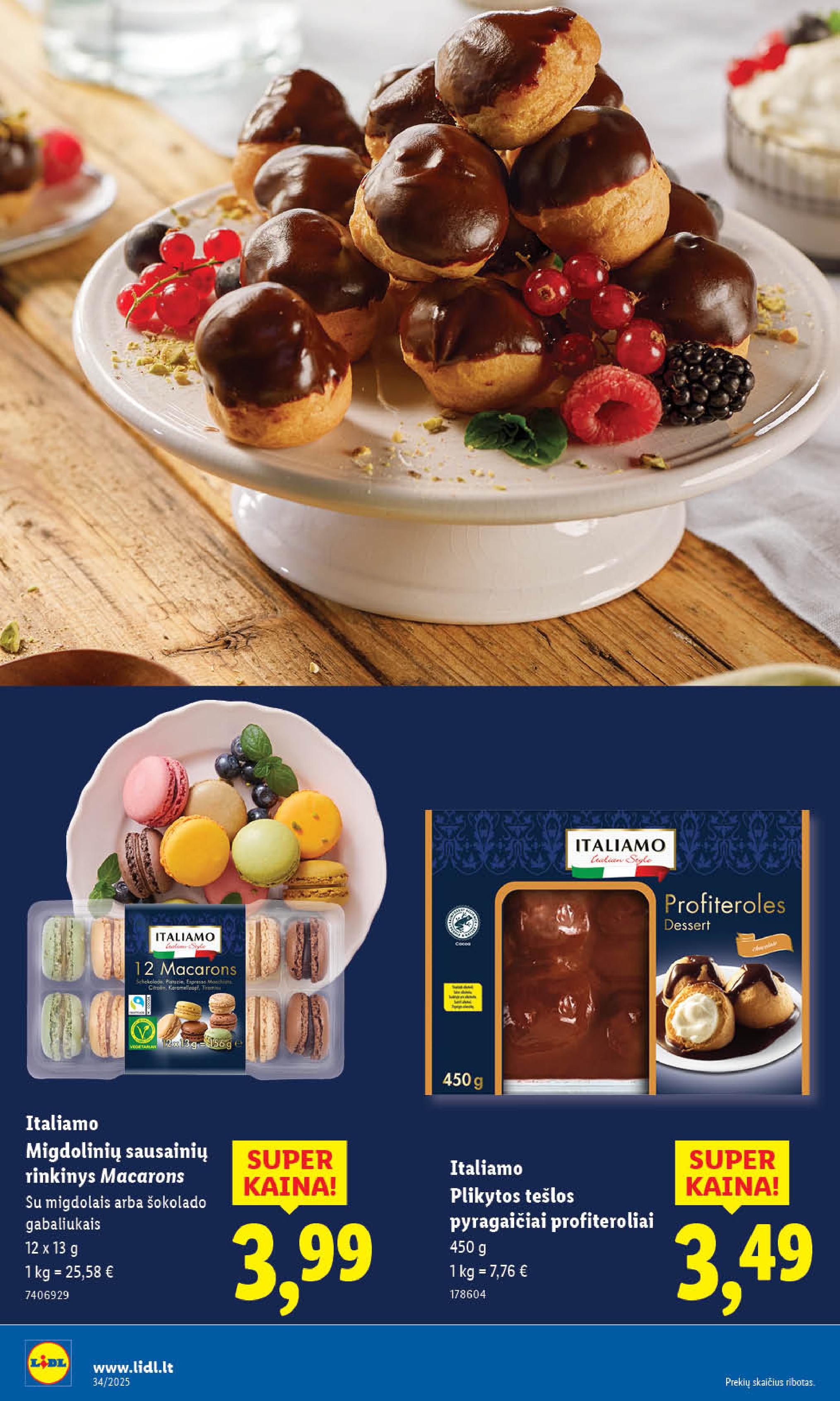 Naujausias LIDL kaininis katalogas 2025.08.18 - 2025.08.24