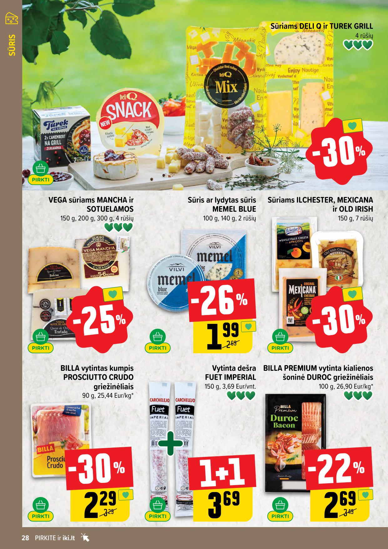 IKI SAVAITĖLĖ akcijų ir nuolaidų leidinys Nr.31 2025.07.28 - 2025.08.03