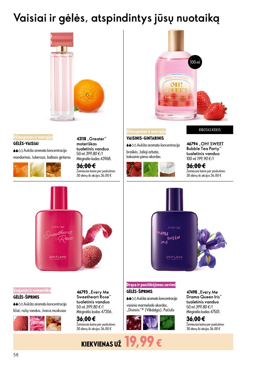 ORIFLAME  katalogas galioja 2026.07.15 - 2026.08.04