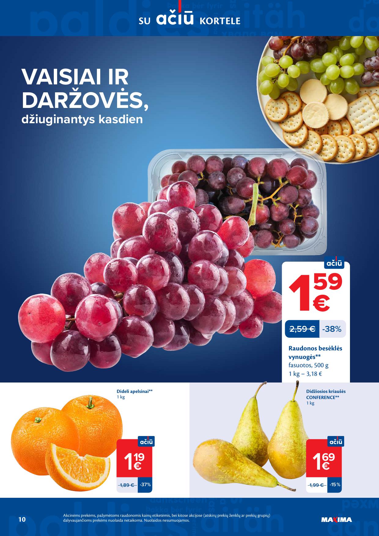 Naujausias MAXIMA kaininis katalogas 2026.04.07 - 2026.04.13