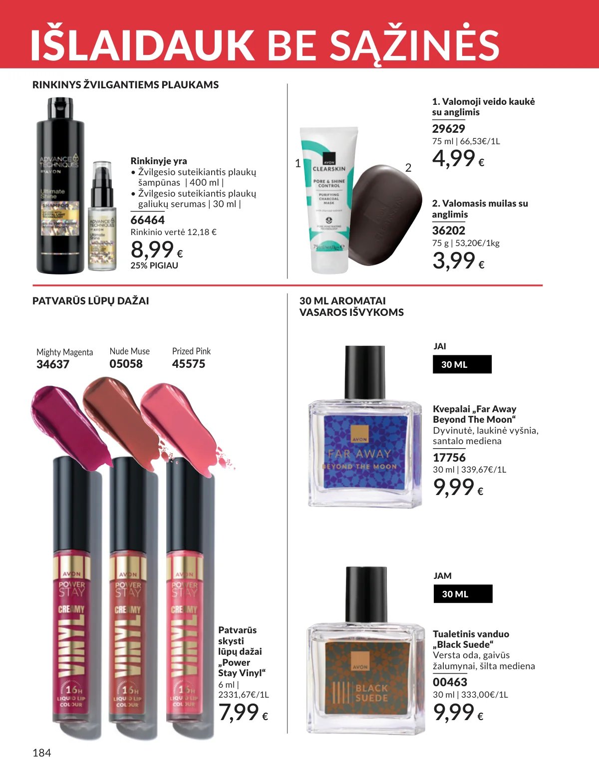 Naujas AVON katalogas galioja 2026.02.01 - 2026.02.28