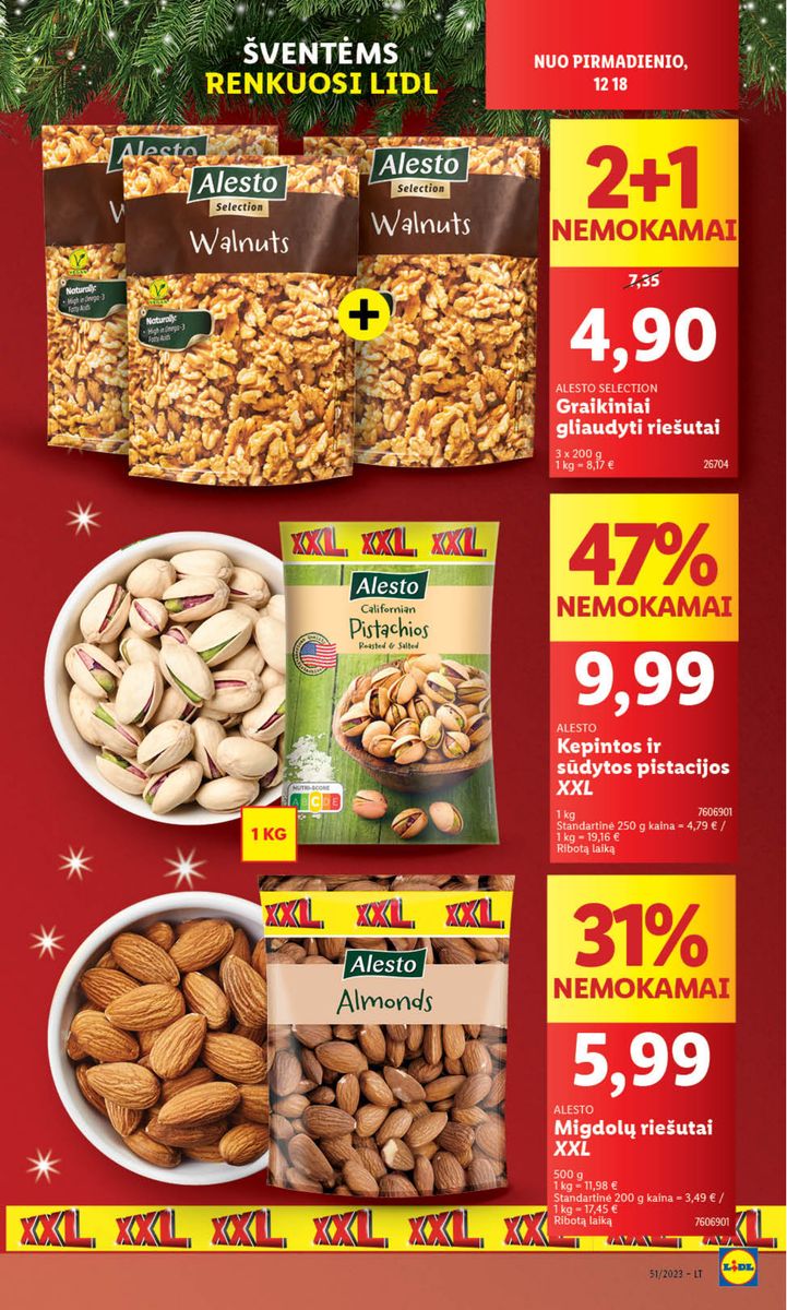 Naujausias LIDL kaininis katalogas 2023.12.18 - 2023.12.24