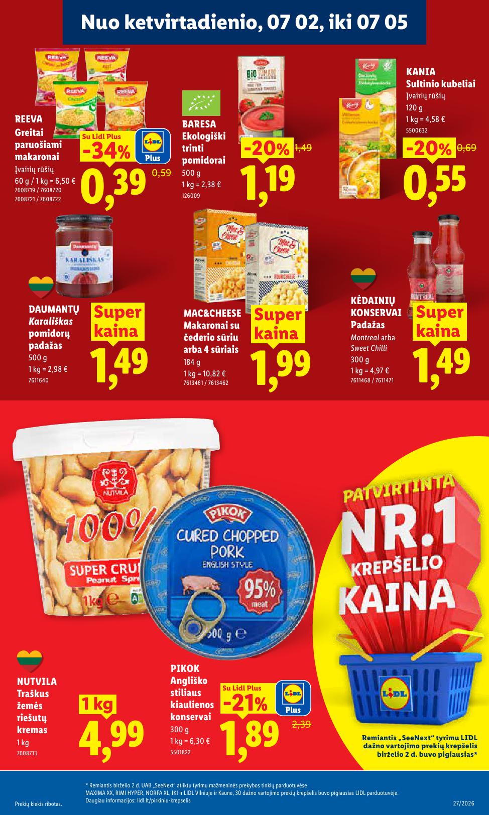 Naujausias LIDL kaininis katalogas 2026.06.29 - 2026.07.05