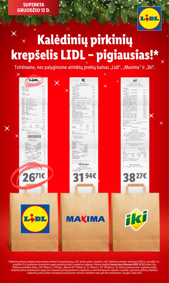 Naujausias LIDL kaininis katalogas 2023.12.18 - 2023.12.24