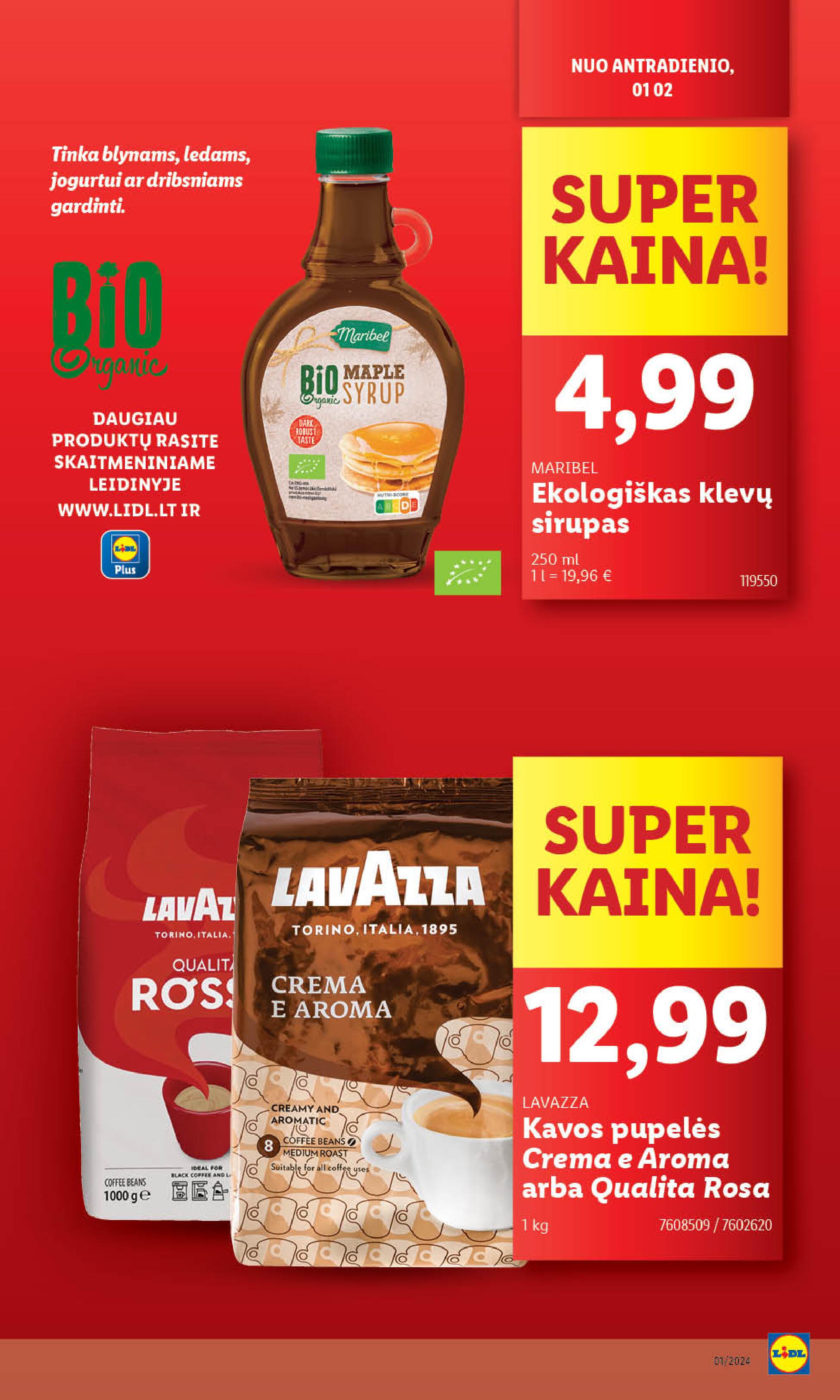 Naujausias LIDL kaininis katalogas 2024.01.02 - 2024.01.07
