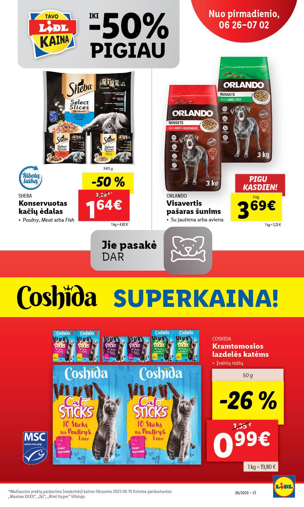 Naujausias LIDL kaininis katalogas 2023.06.26 - 2023.07.02