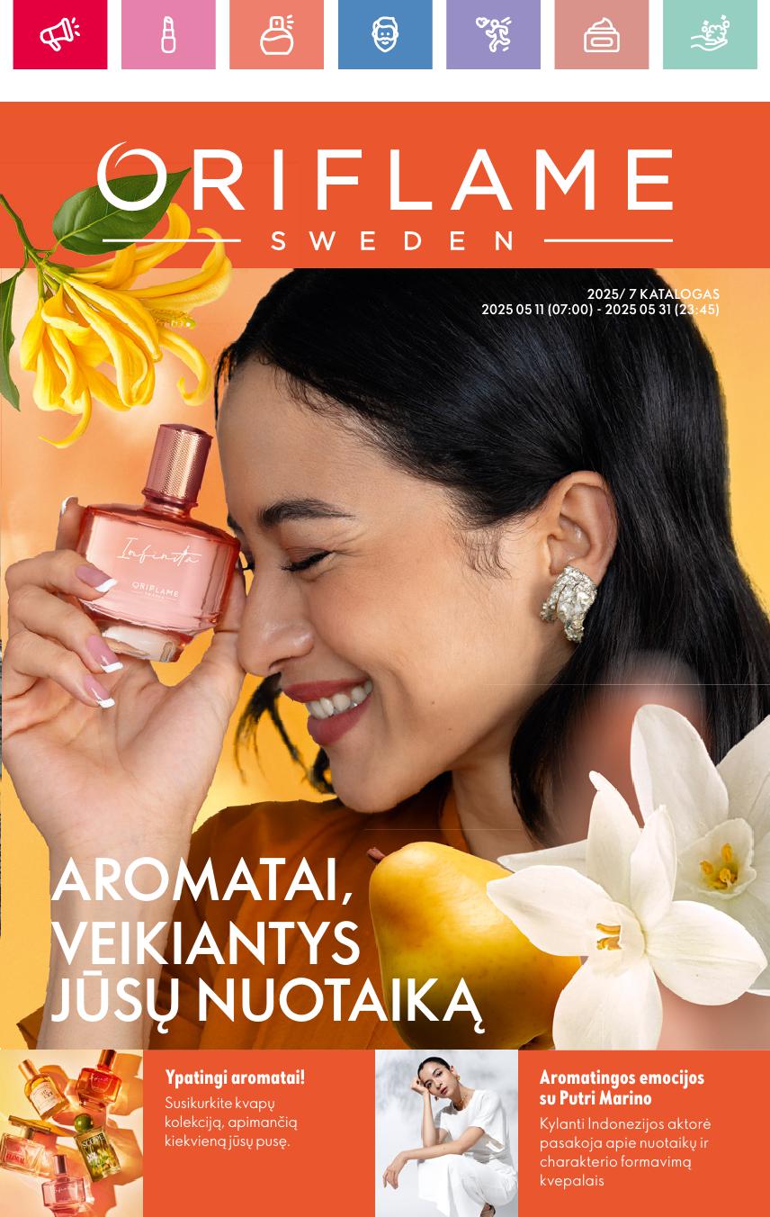 Naujas ORIFLAME katalogas galioja 2025.05.11 - 2025.05.31