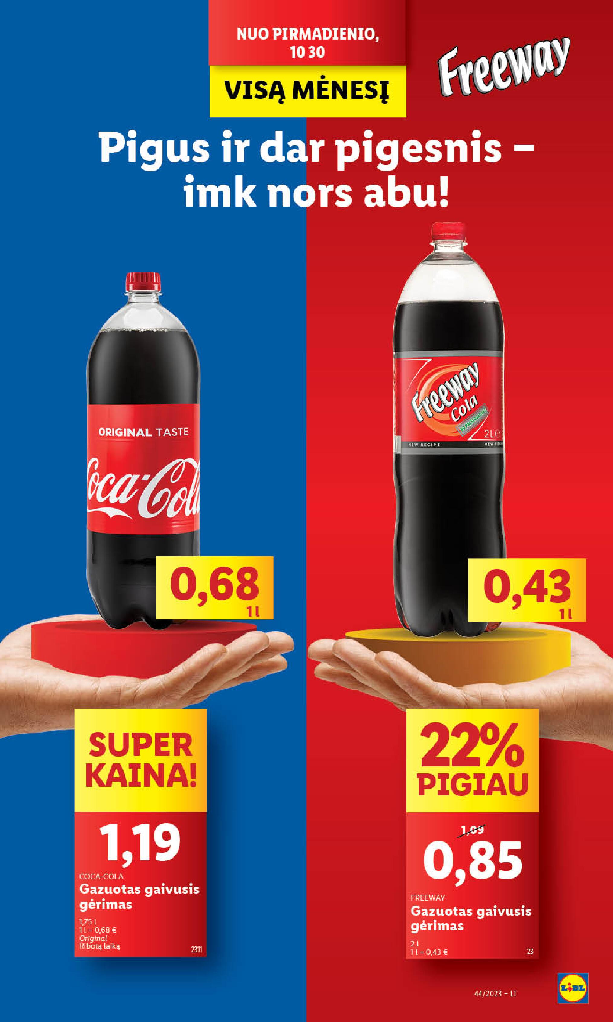 Naujausias LIDL kaininis katalogas 2023.10.30 - 2023.11.05