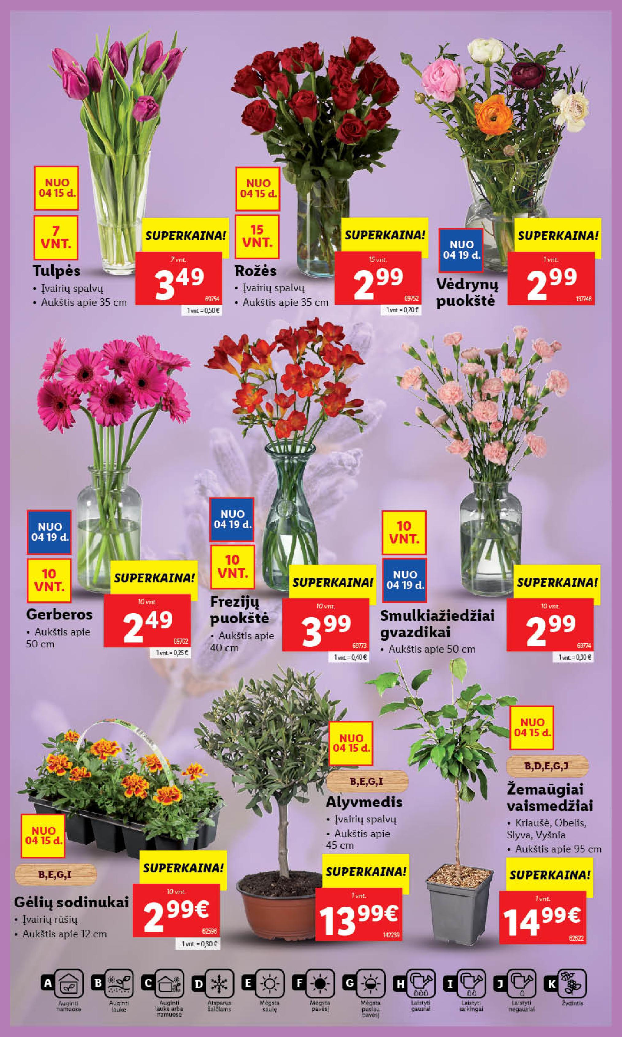 Naujausias LIDL kaininis katalogas 2024.04.15 - 2024.04.21