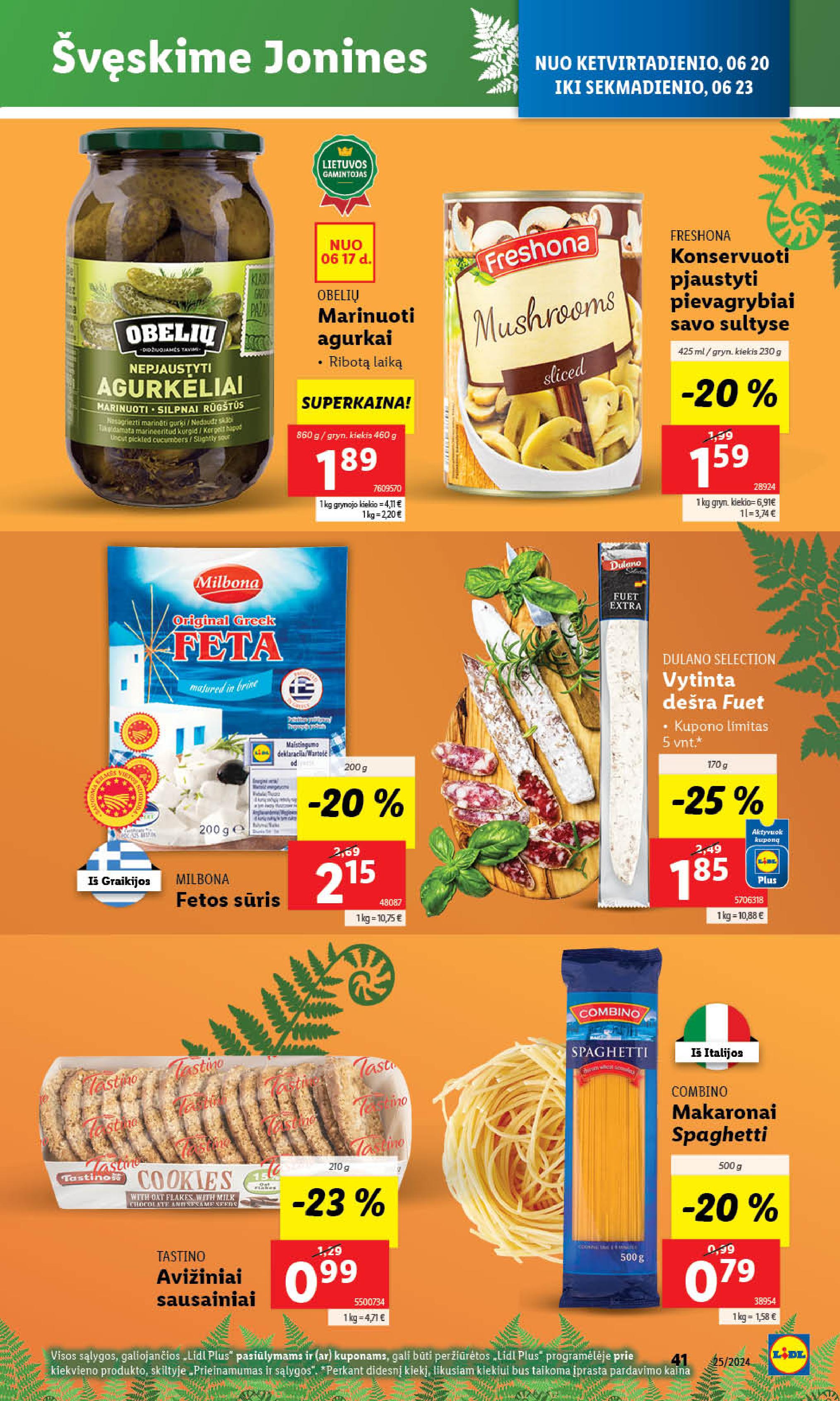 Naujausias LIDL kaininis katalogas 2024.06.17 - 2024.06.23
