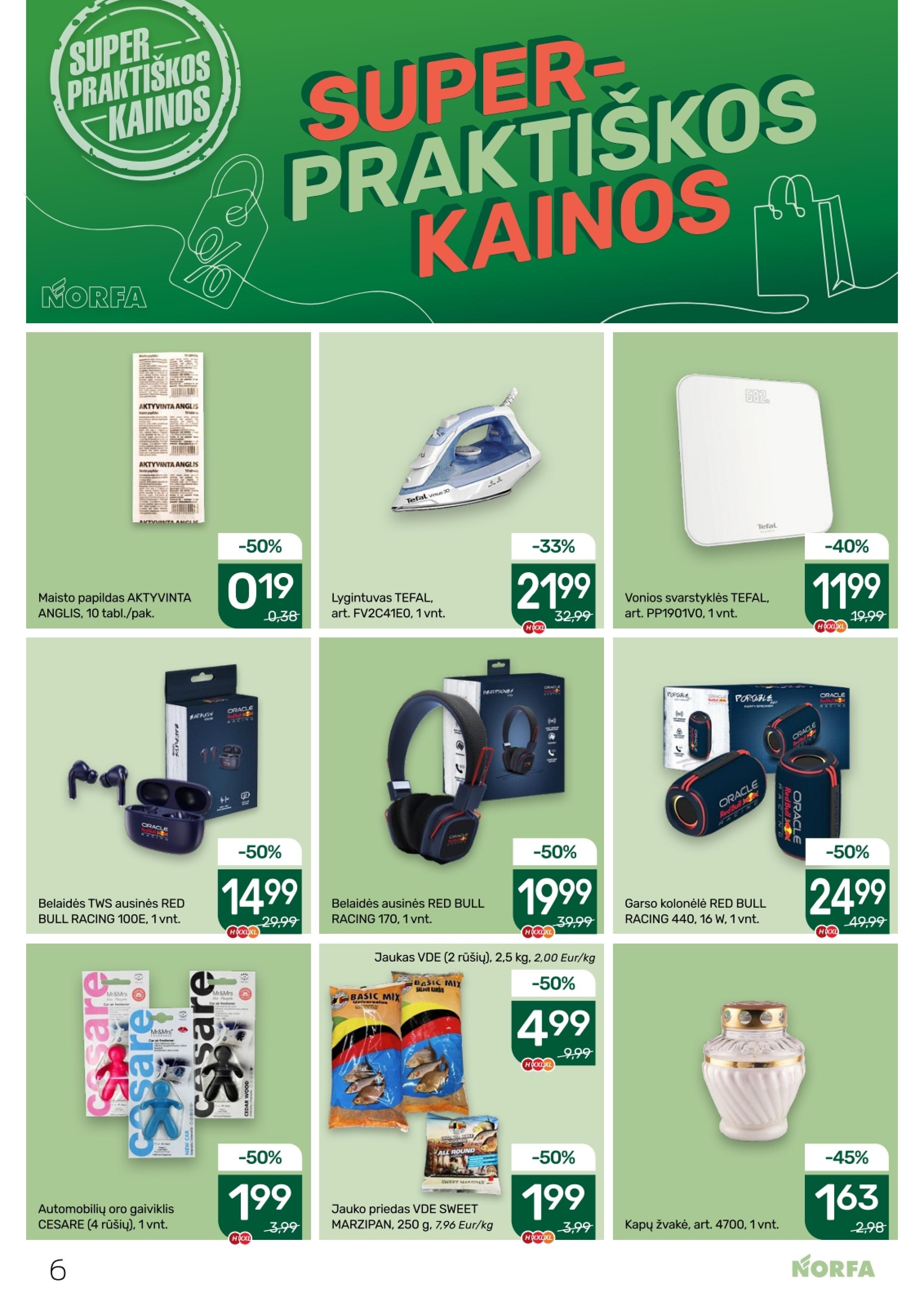 Naujausias NORFA kaininis katalogas 2026.04.30 - 2026.05.13