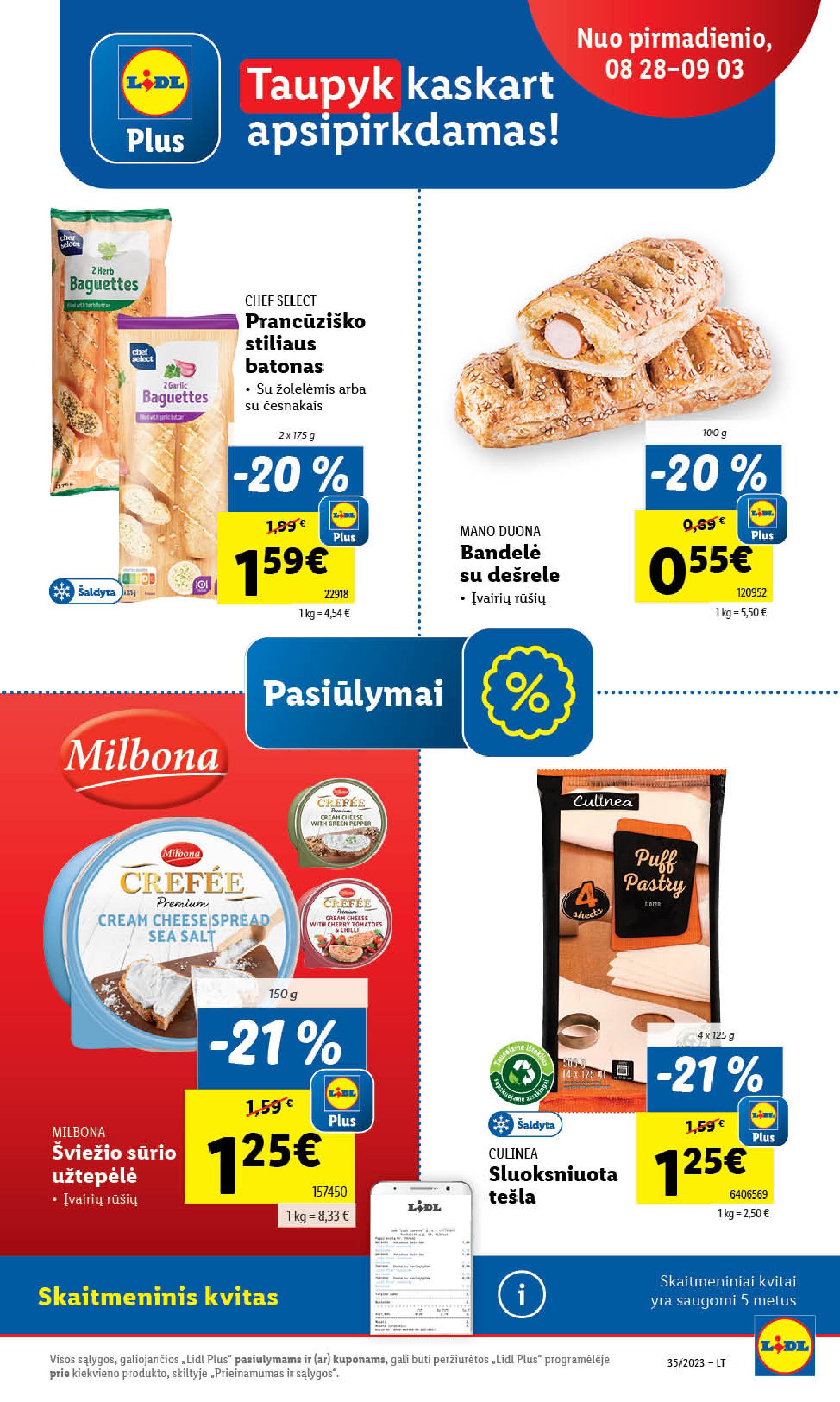 Naujausias LIDL kaininis katalogas 2023.08.28 - 2023.09.03