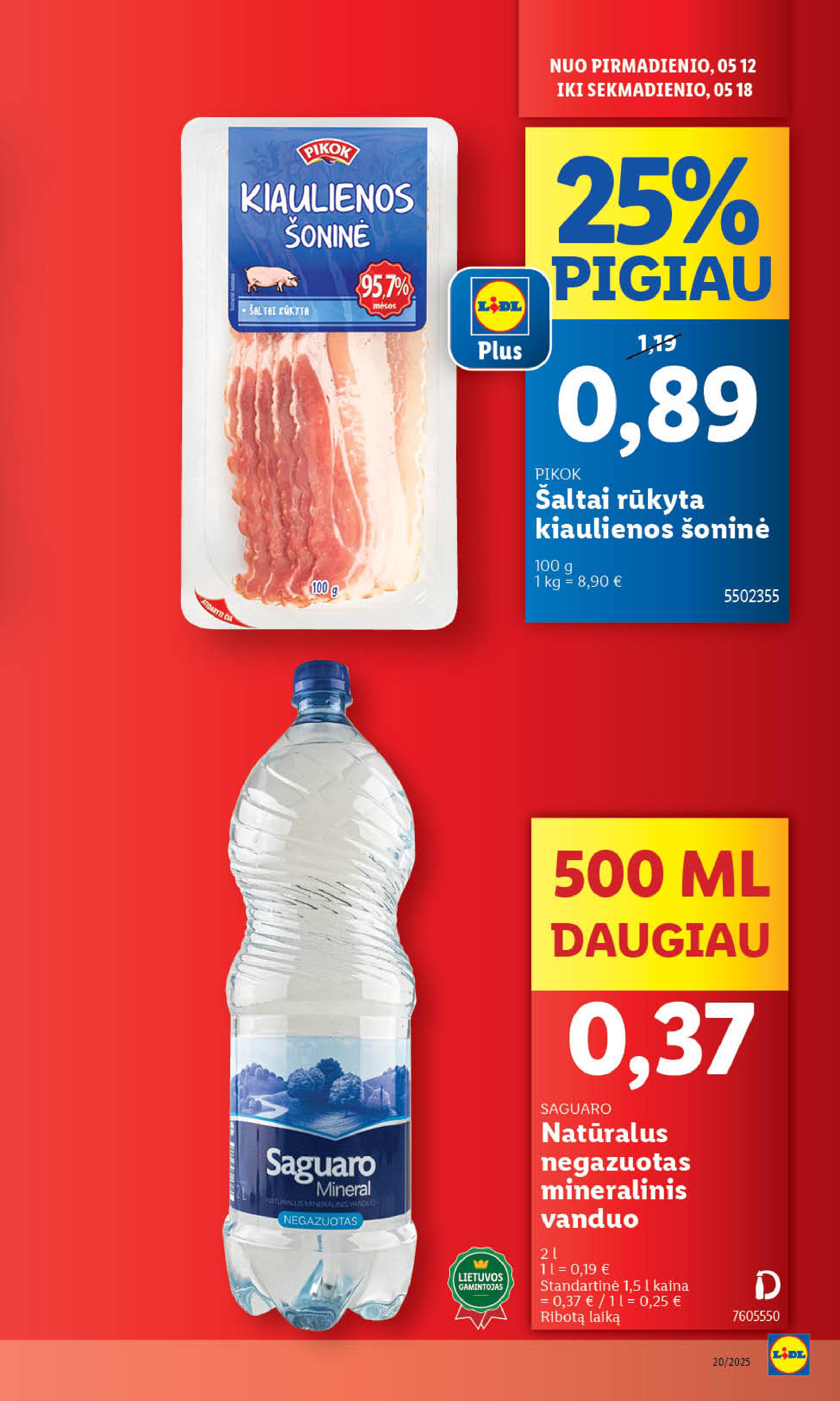 Naujausias LIDL kaininis katalogas 2025.05.12 - 2025.05.18