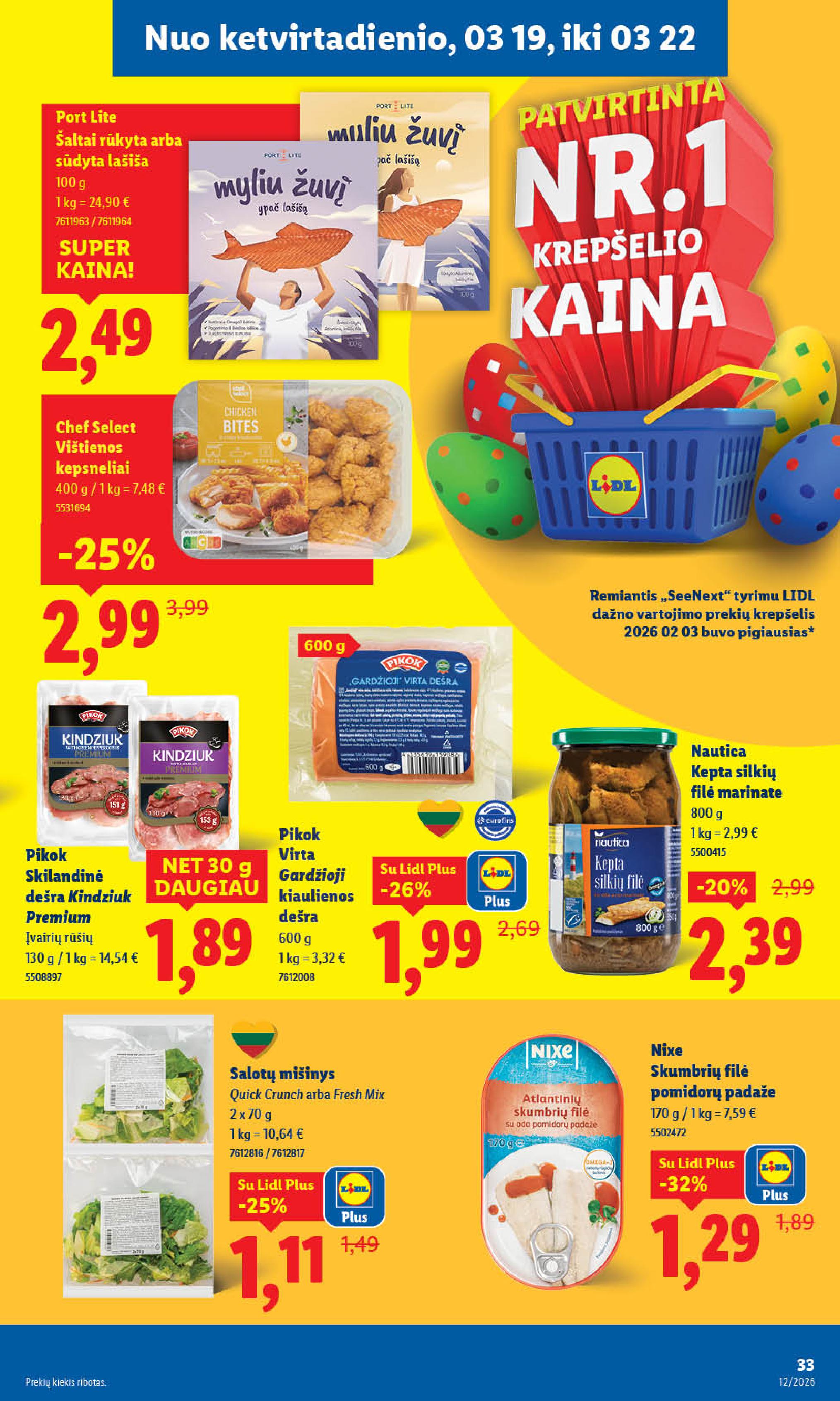 Naujausias LIDL kaininis katalogas 2026.03.16 - 2026.03.22