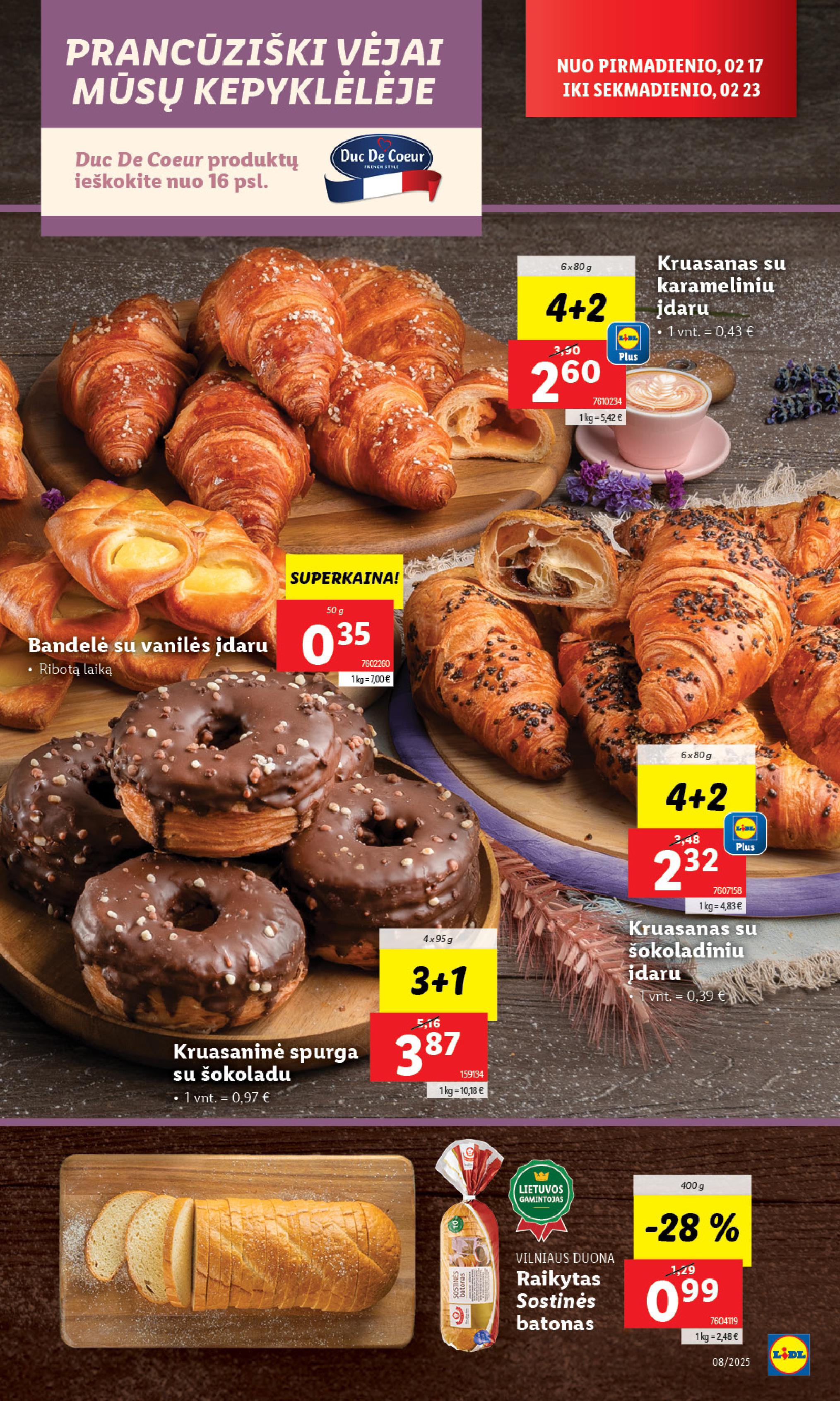 Naujausias LIDL kaininis katalogas 2025.02.17 - 2025.02.23
