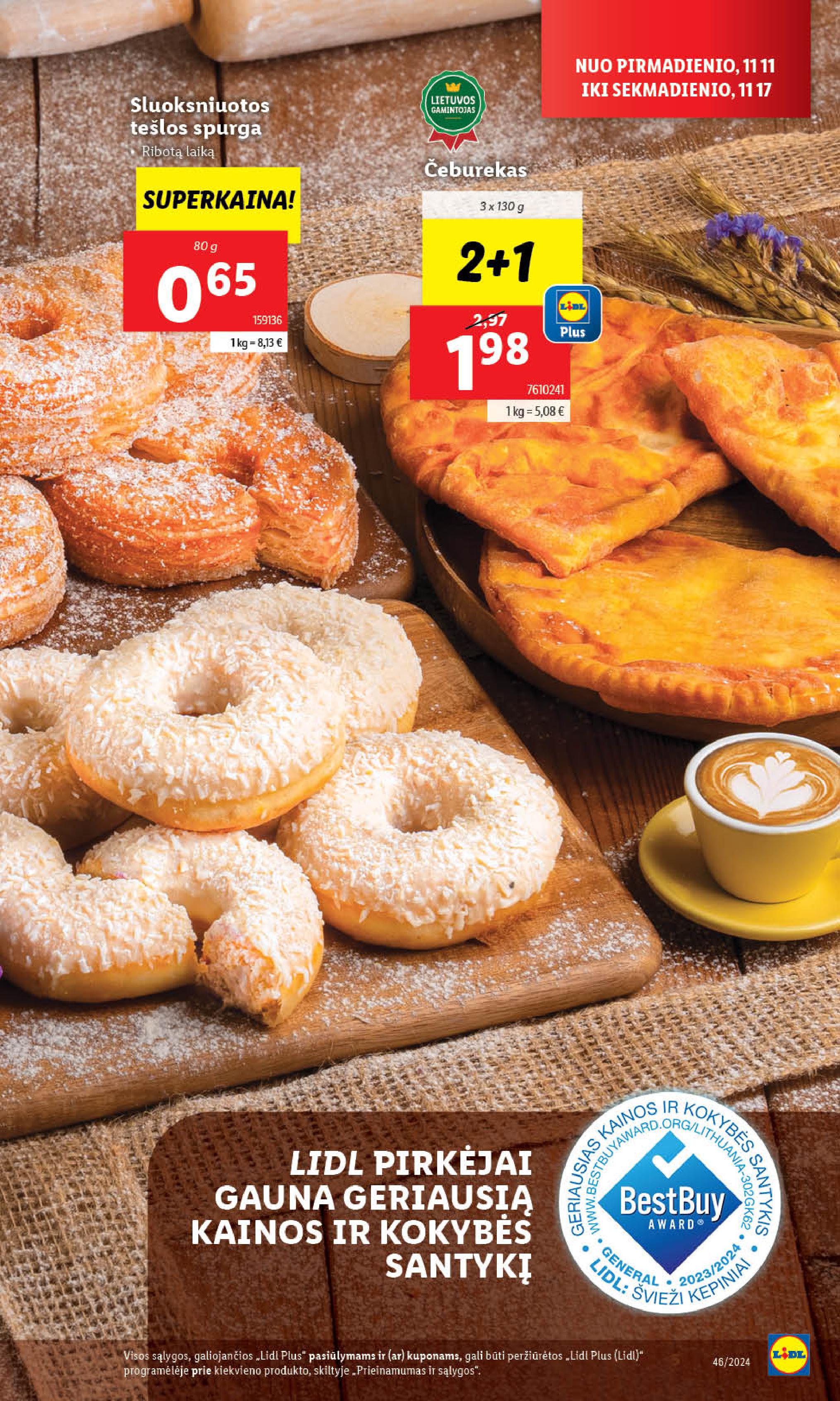Naujausias LIDL kaininis katalogas 2024.11.11 - 2024.11.17