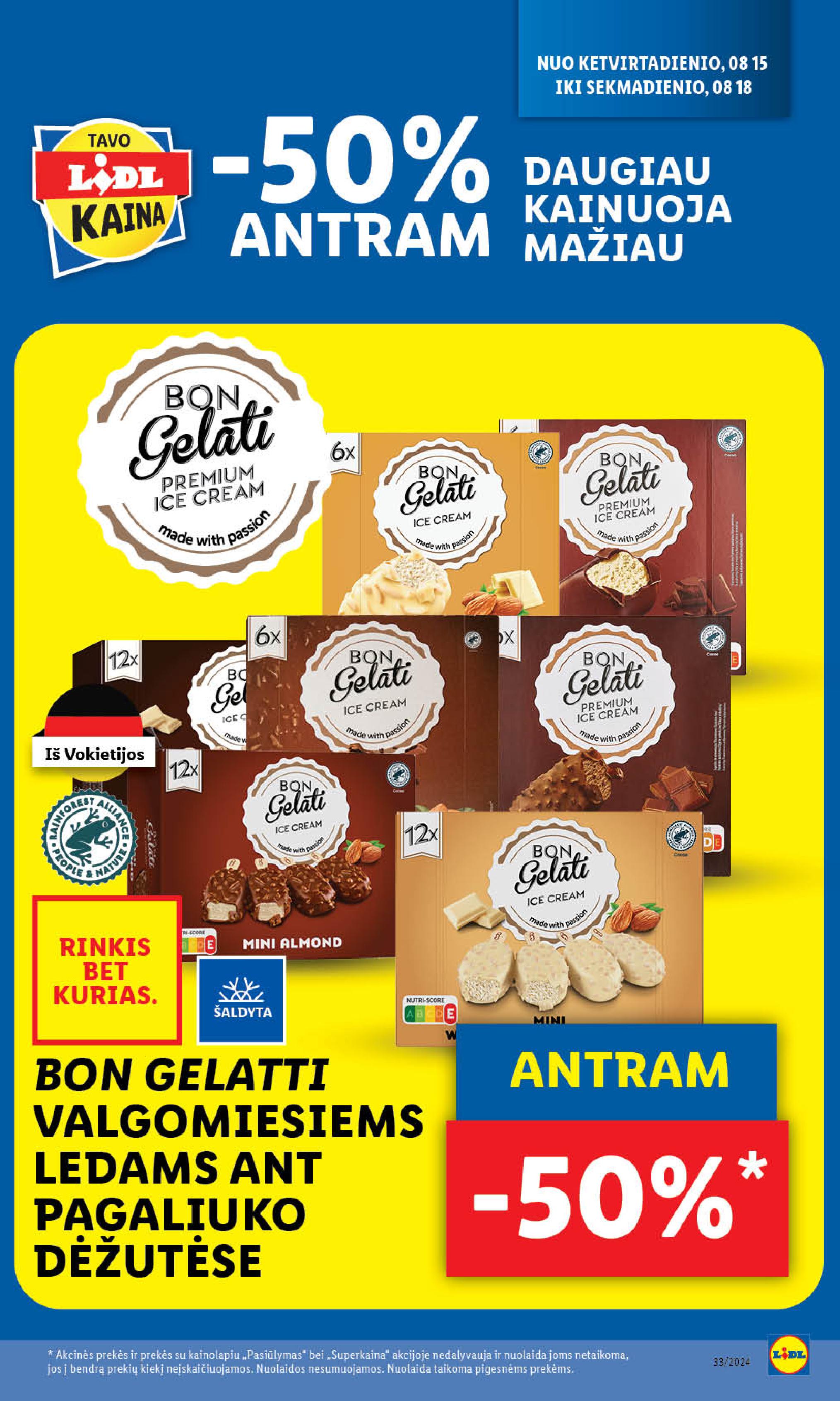 Naujausias LIDL kaininis katalogas 2024.08.12 - 2024.08.18
