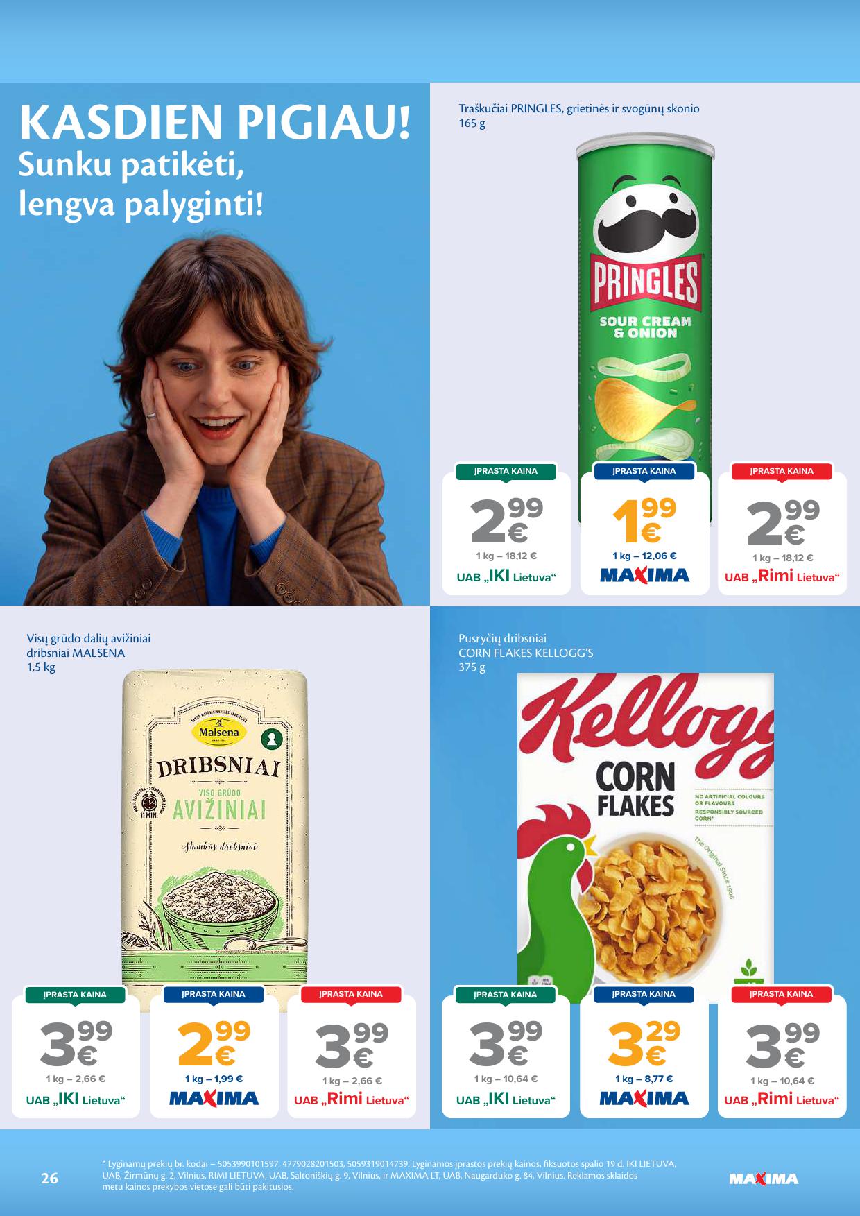 MAXIMA akcijų ir nuolaidų leidinys Nr.44 2026.10.27 - 2026.11.02