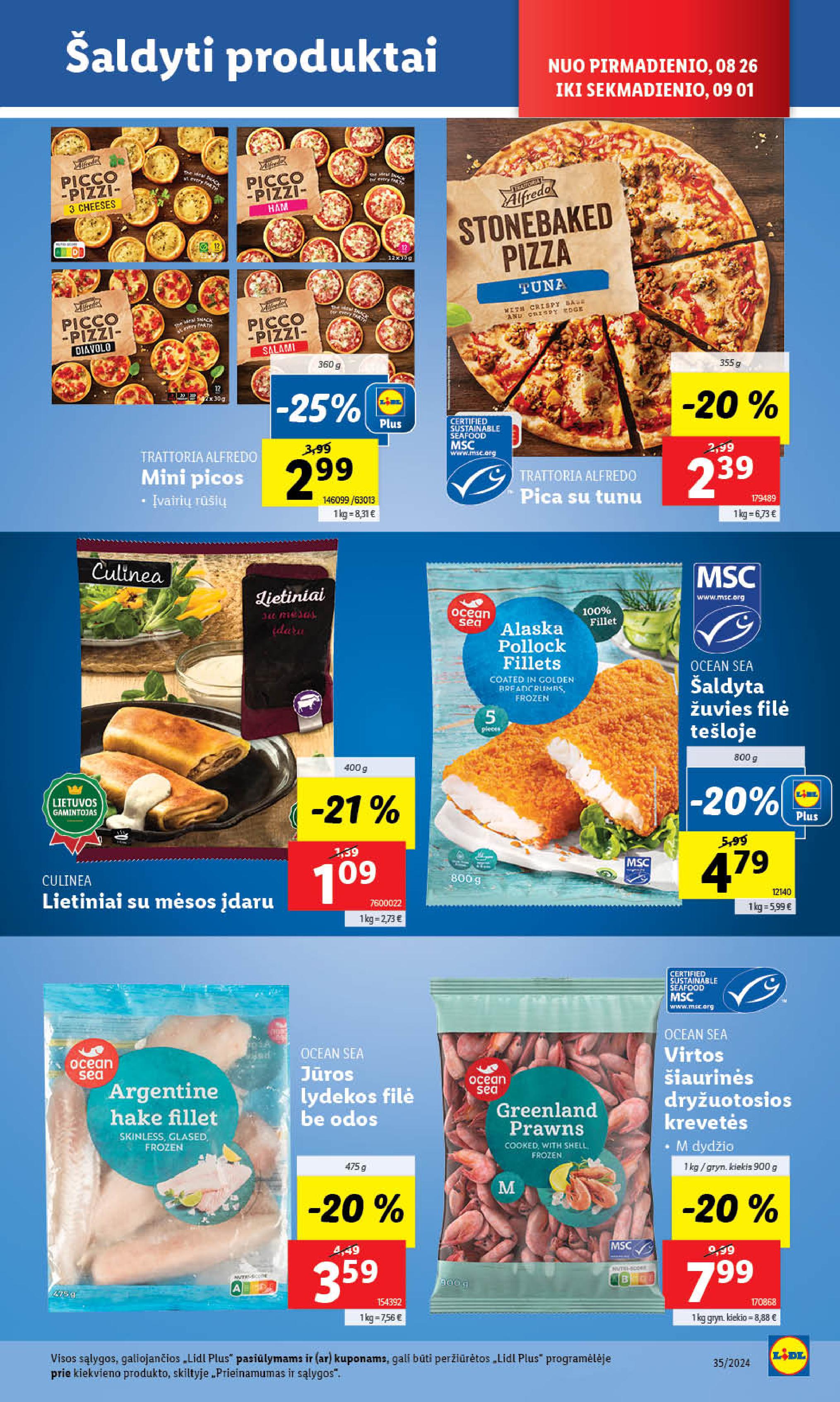Naujausias LIDL kaininis katalogas 2024.08.26 - 2024.09.01