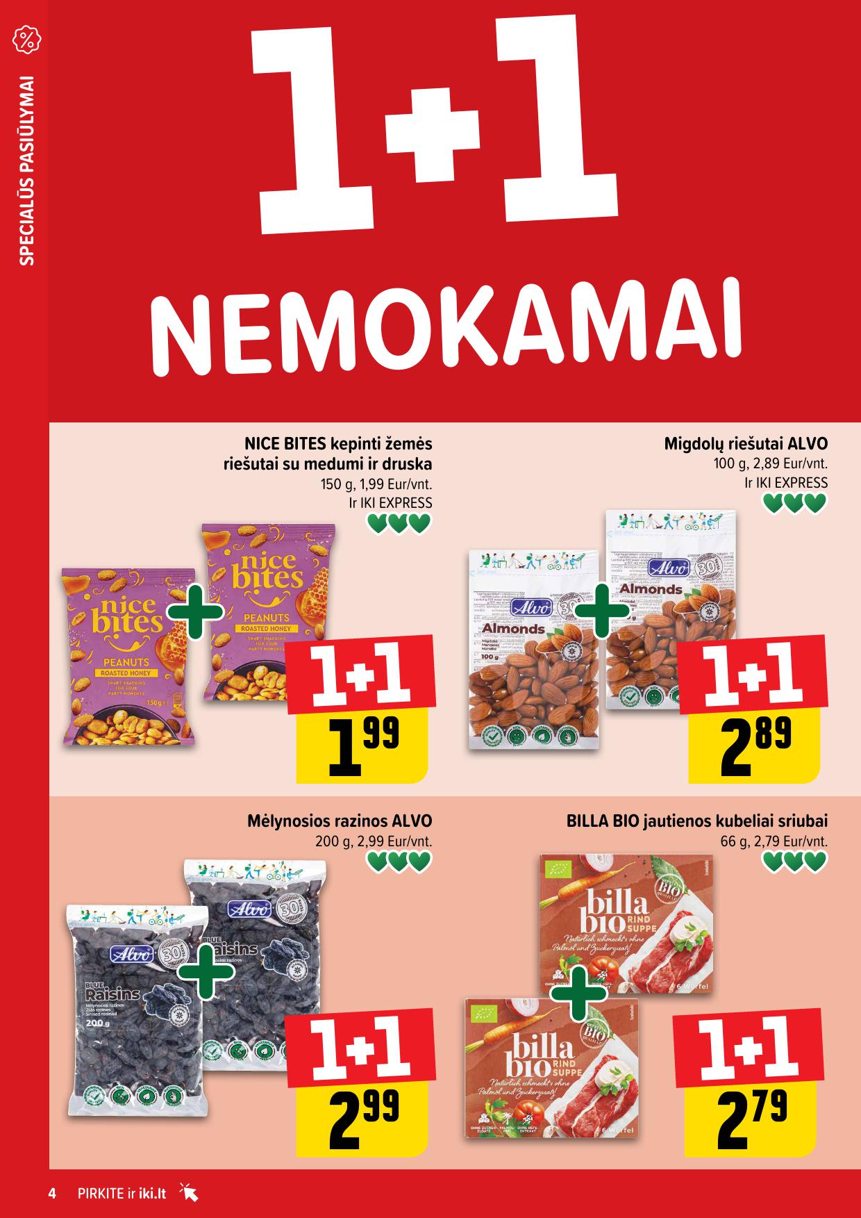 IKI akcijų leidinukas "Daugiau yra pigiau 1+1 nemokamai" 2025.07.07 - 2025.07.13