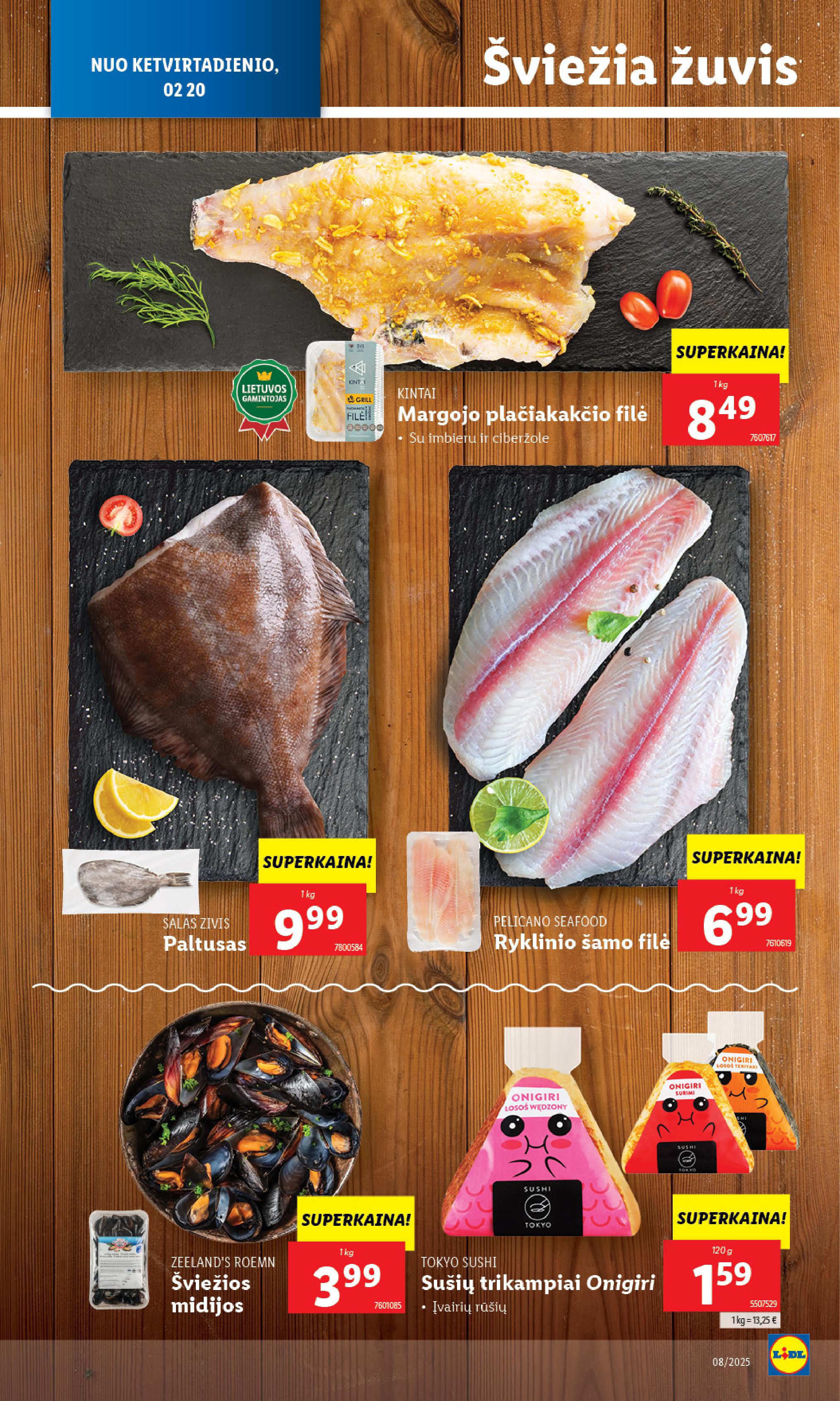 Naujausias LIDL kaininis katalogas 2025.02.17 - 2025.02.23