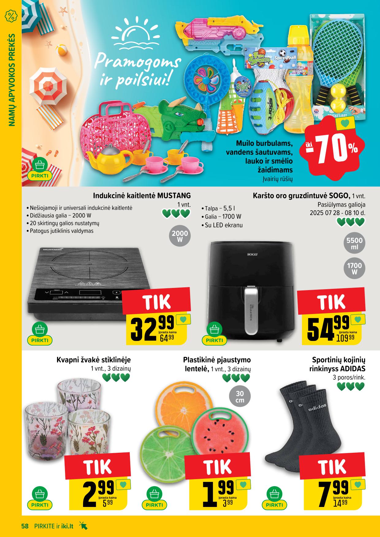 IKI SAVAITĖLĖ akcijų ir nuolaidų leidinys Nr.31 2025.07.28 - 2025.08.03