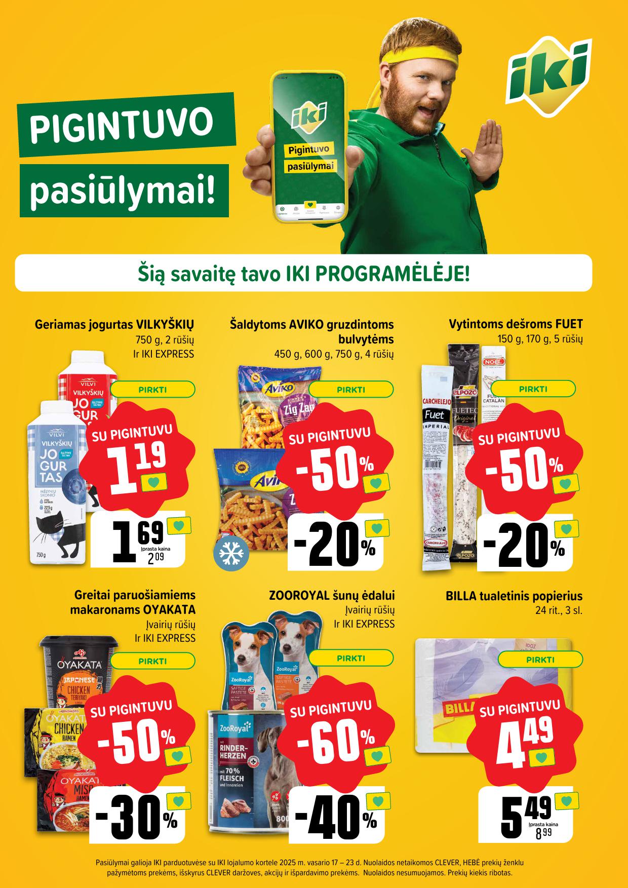 Naujausias IKI kaininis katalogas 2025.02.17 - 2025.02.23