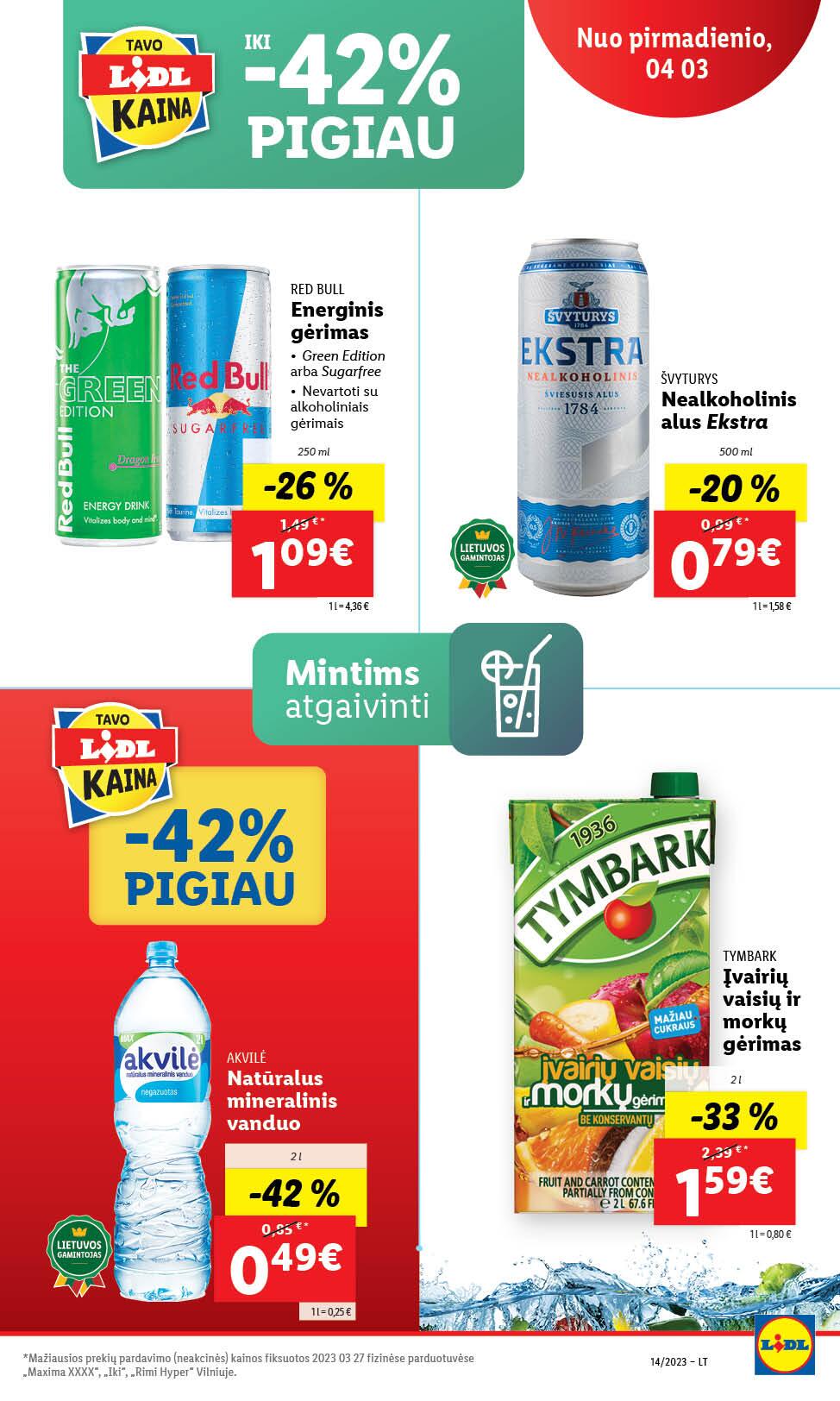 Naujausias LIDL kaininis katalogas 2023.04.03 - 2023.04.09