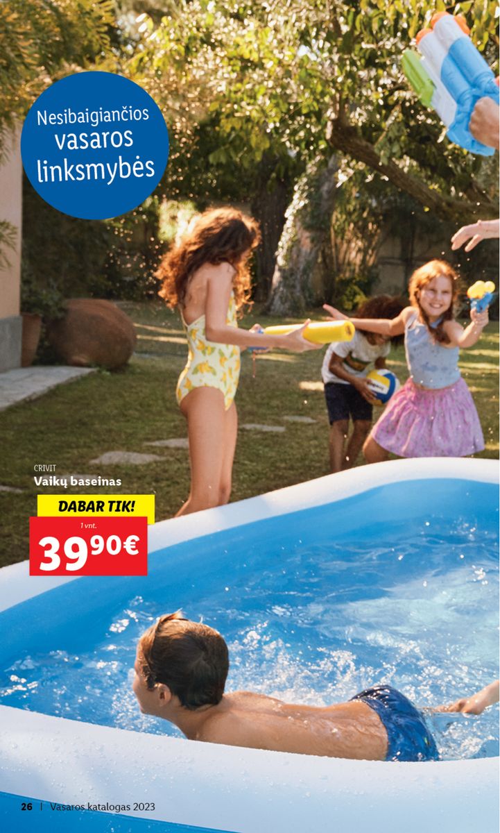 LIDL Vasaros katalogas 2023