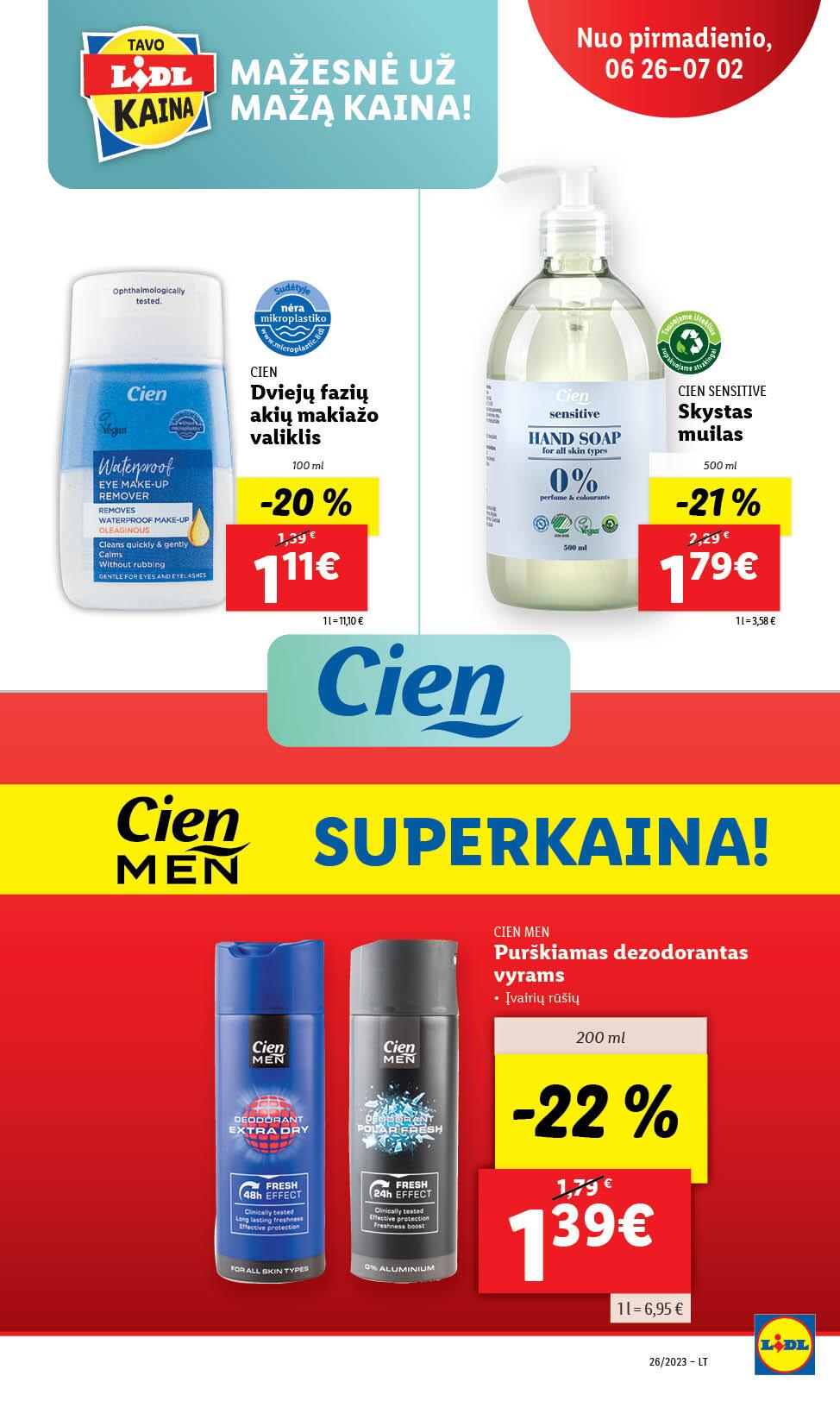 Naujausias LIDL kaininis katalogas 2023.06.26 - 2023.07.02