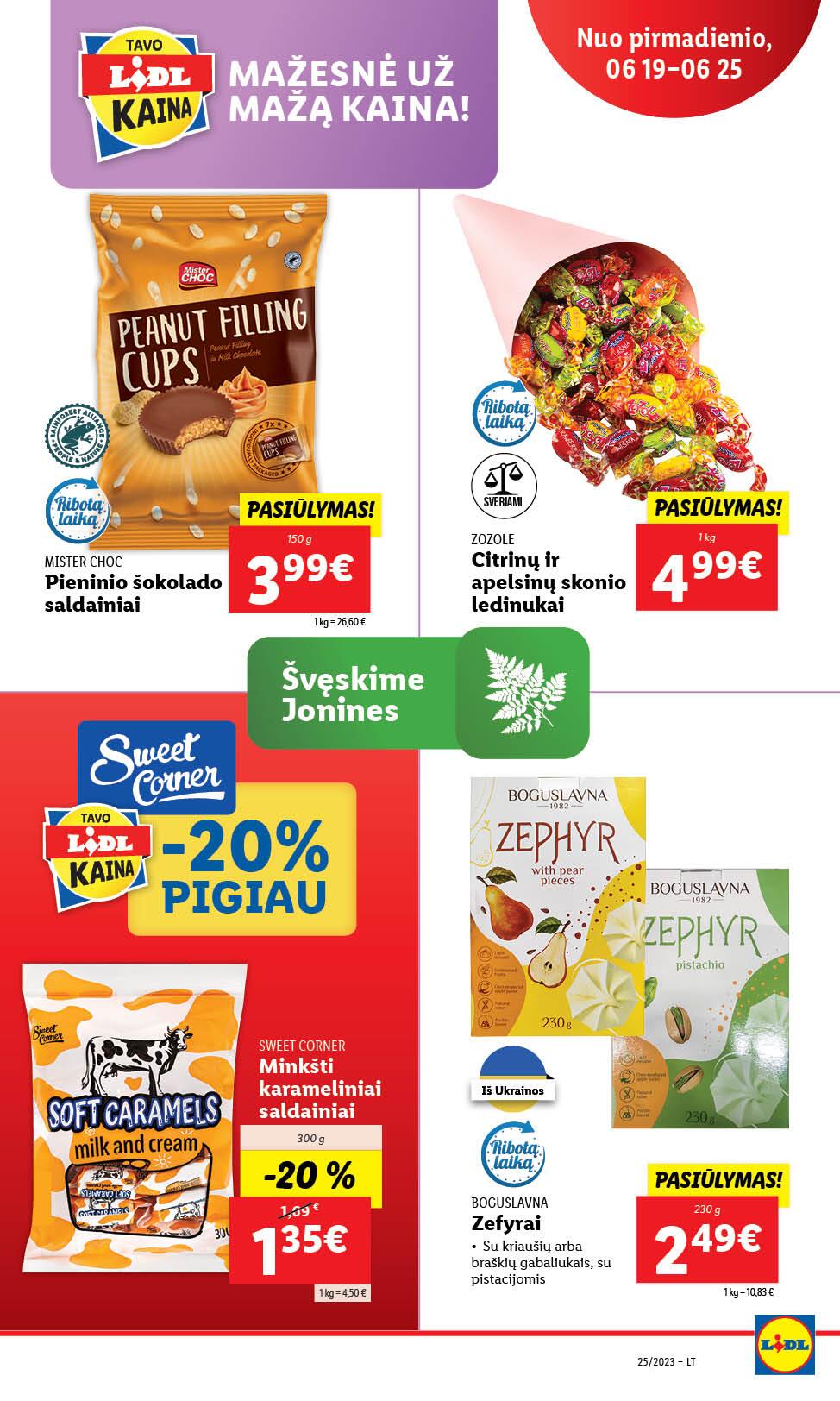 Naujausias LIDL kaininis katalogas 2023.06.19 - 2023.06.25