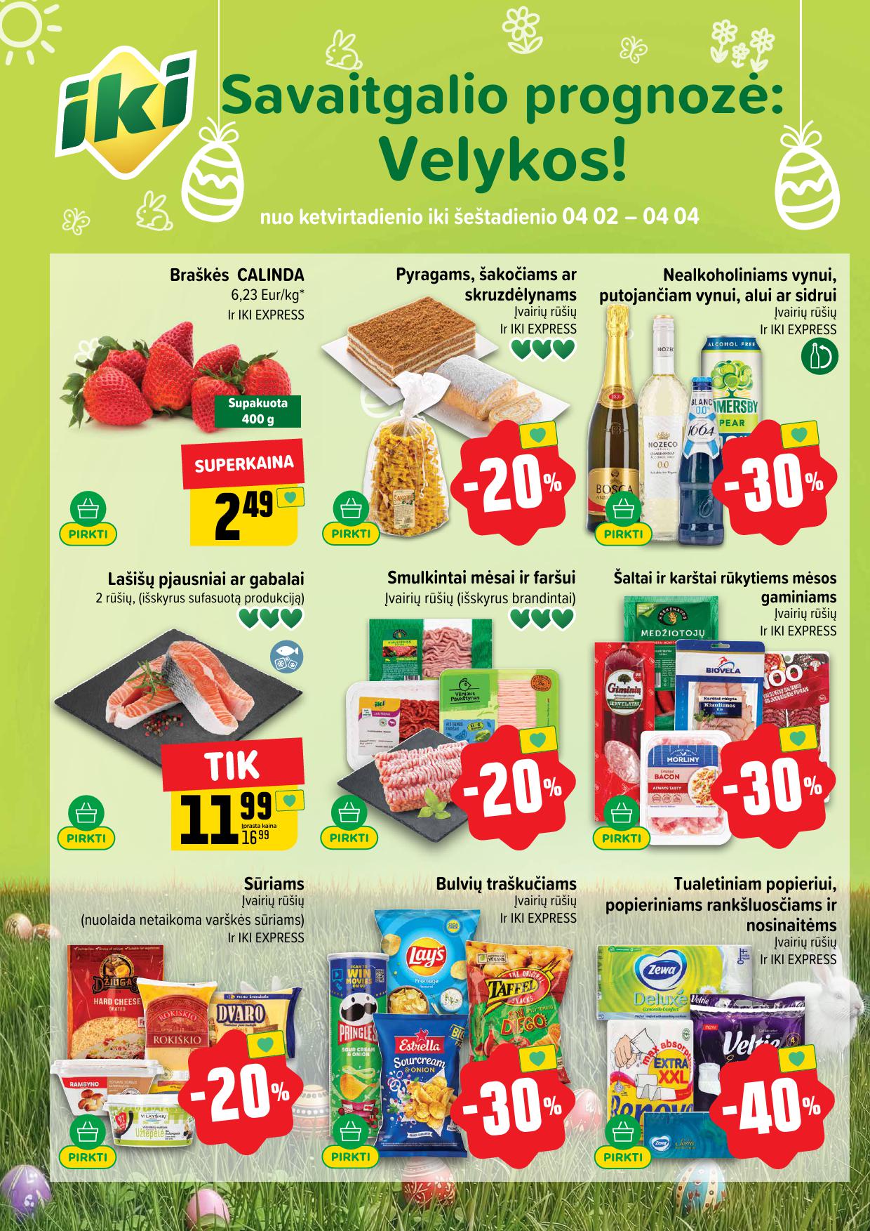 Naujausias IKI kaininis katalogas 2026.03.30 - 2026.04.04