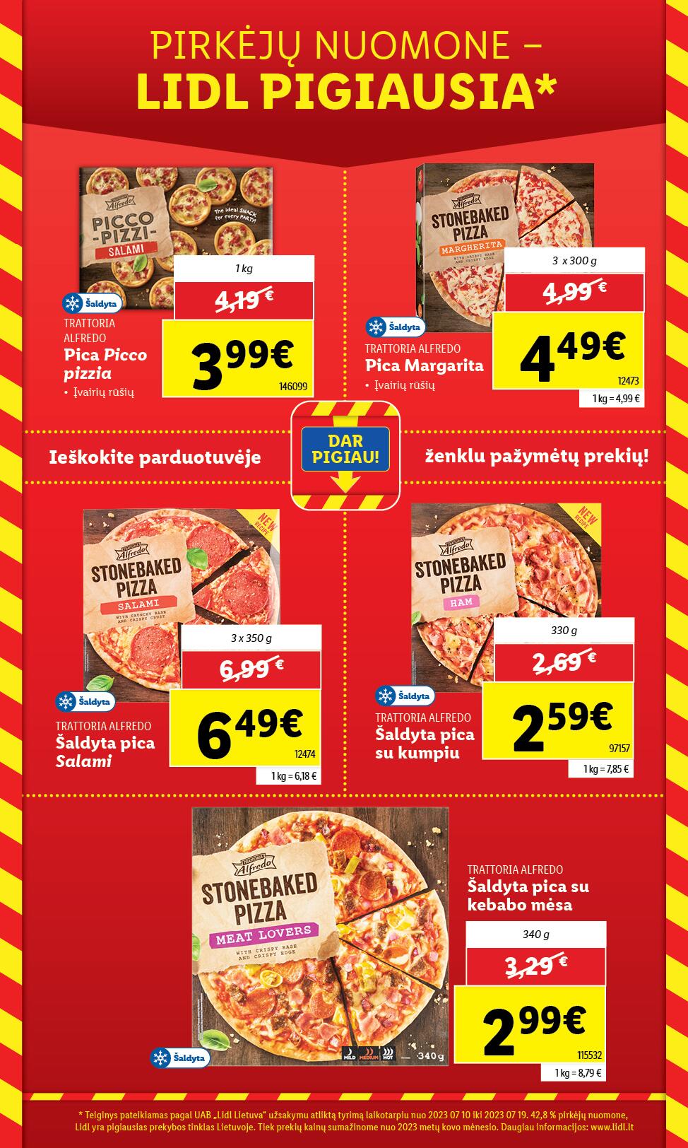 LIDL katalogas "MAŽINAM KAINAS!"