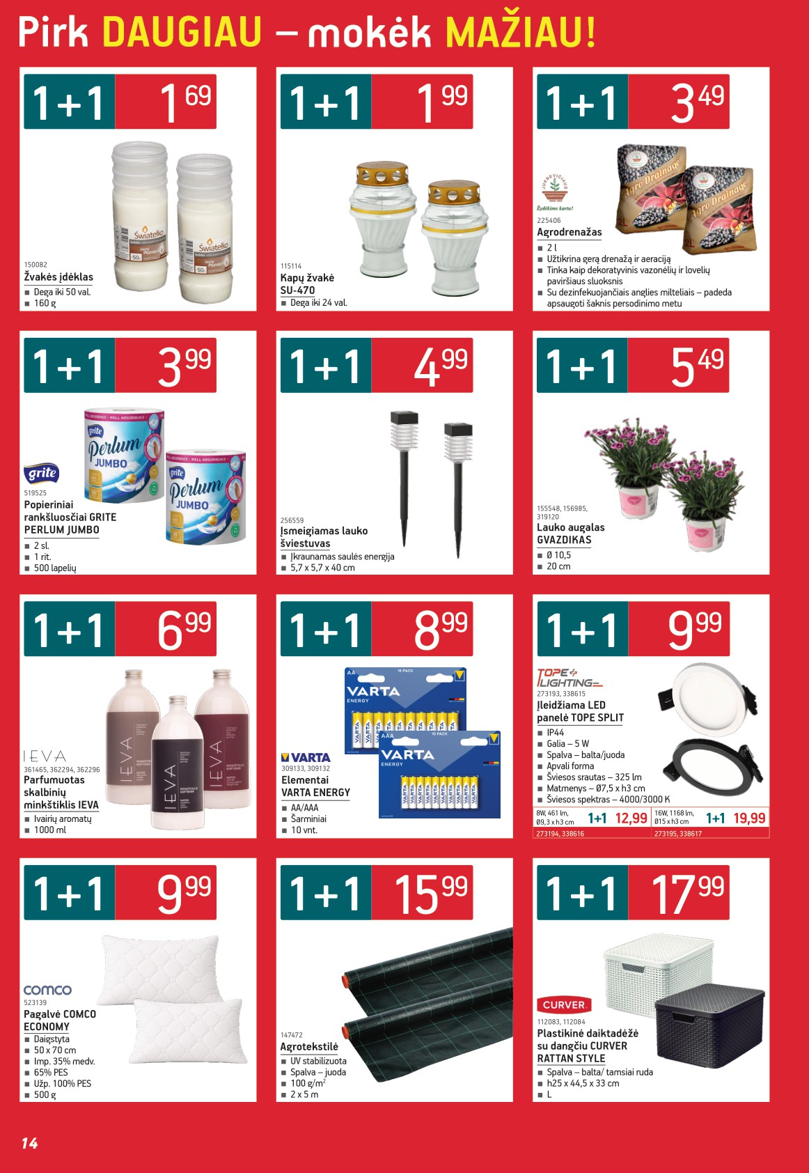 ERMITAŽAS akcijų ir nuolaidų leidinys 2026.04.01 - 2026.05.03