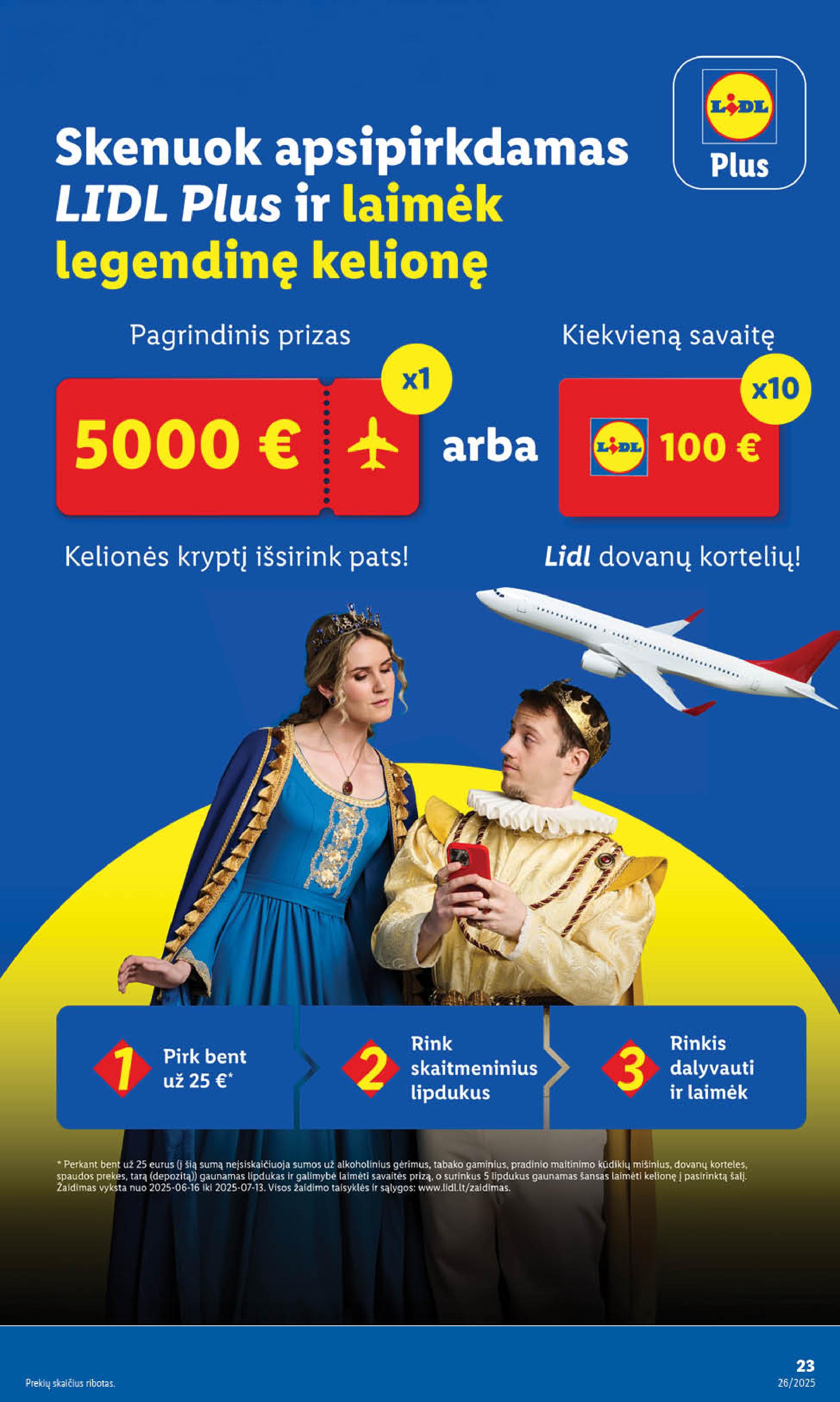 Naujausias LIDL kaininis katalogas 2025.06.23 - 2025.06.29