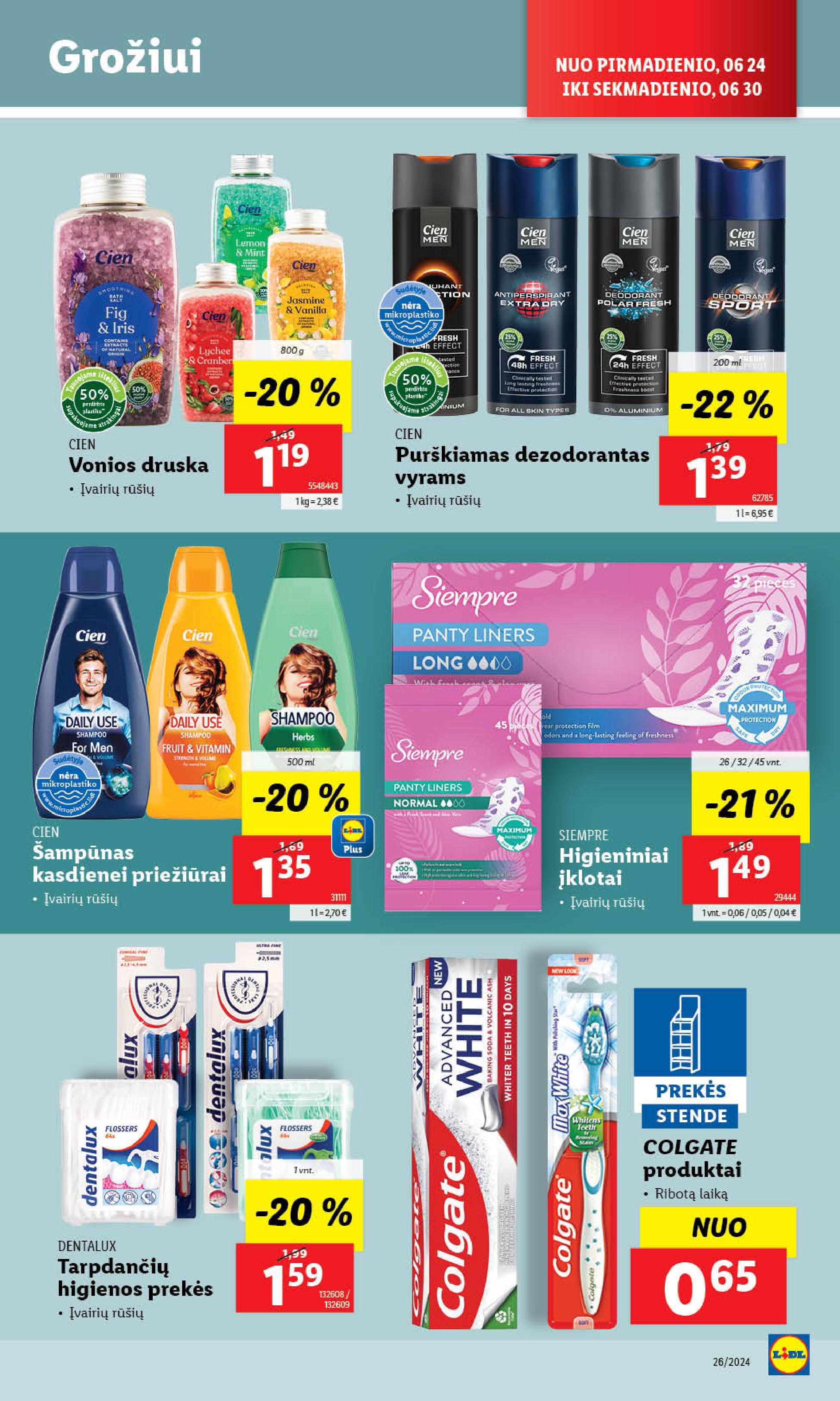 Naujausias LIDL kaininis katalogas 2024.06.24 - 2024.06.30