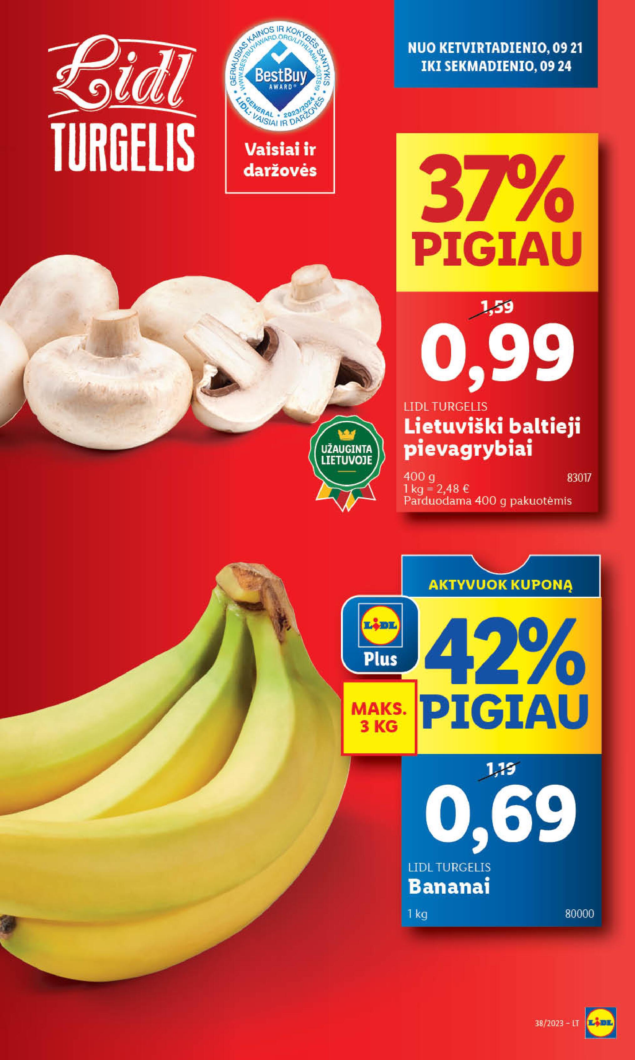 Naujausias LIDL kaininis katalogas 2023.09.18 - 2023.09.24