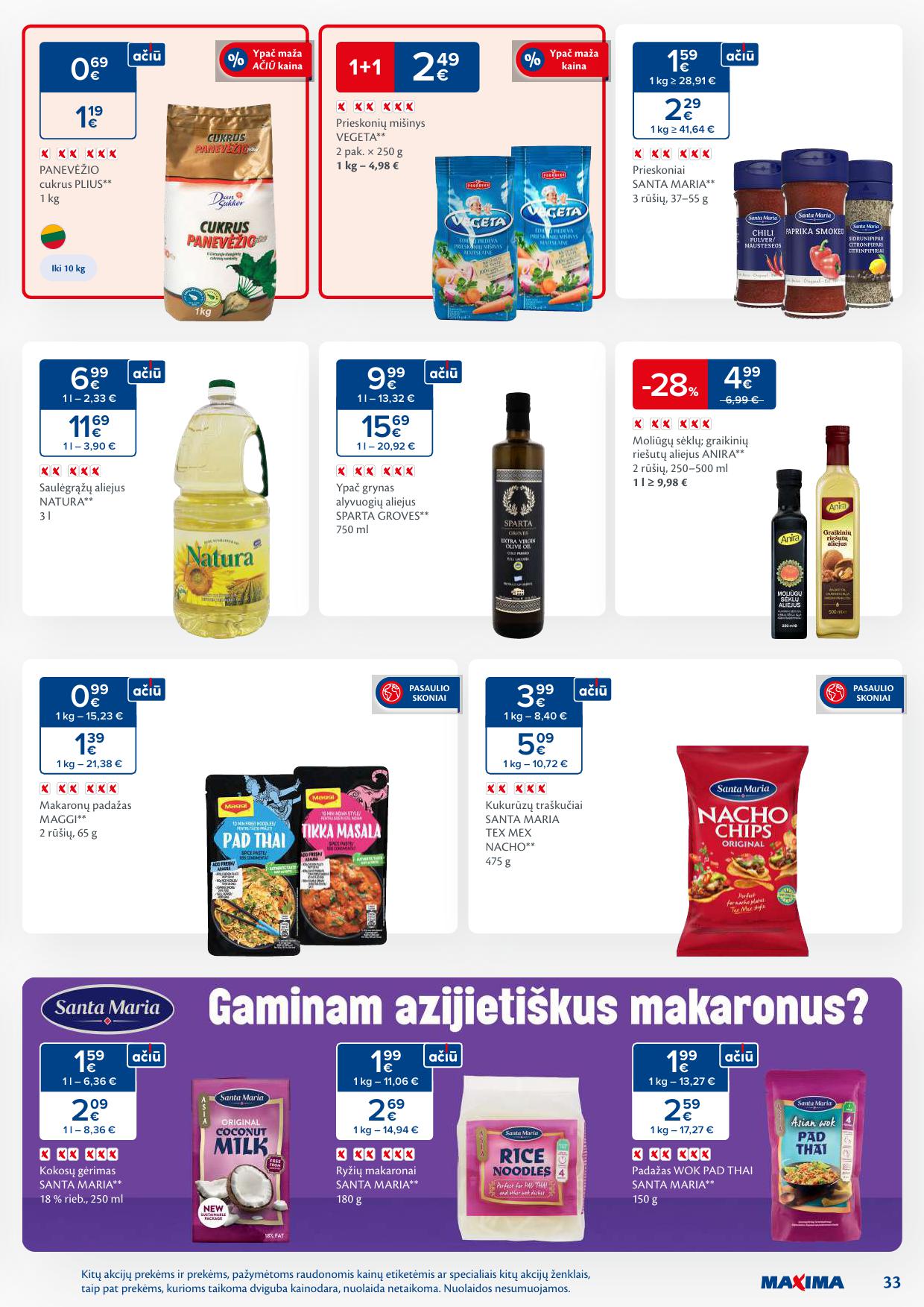 Naujausias MAXIMA kaininis katalogas 2025.05.20 - 2025.05.26