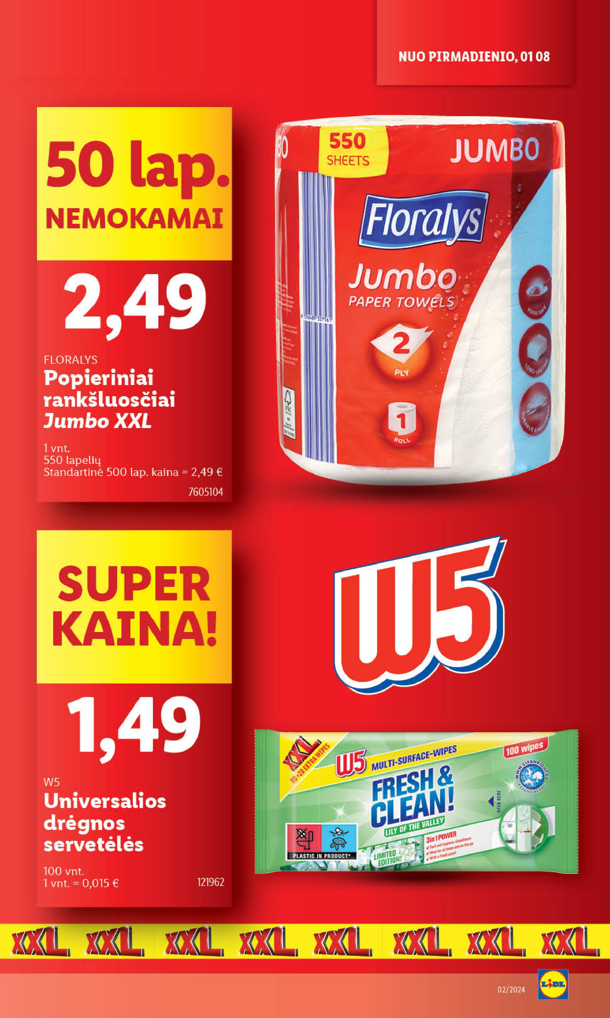 Naujausias LIDL kaininis katalogas 2024.01.08 - 2024.01.14